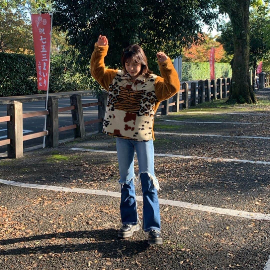 長澤メイさんのインスタグラム写真 - (長澤メイInstagram)「🐅🐆🐄💘 #mei_outfit」11月7日 0時33分 - xxmeixx1208