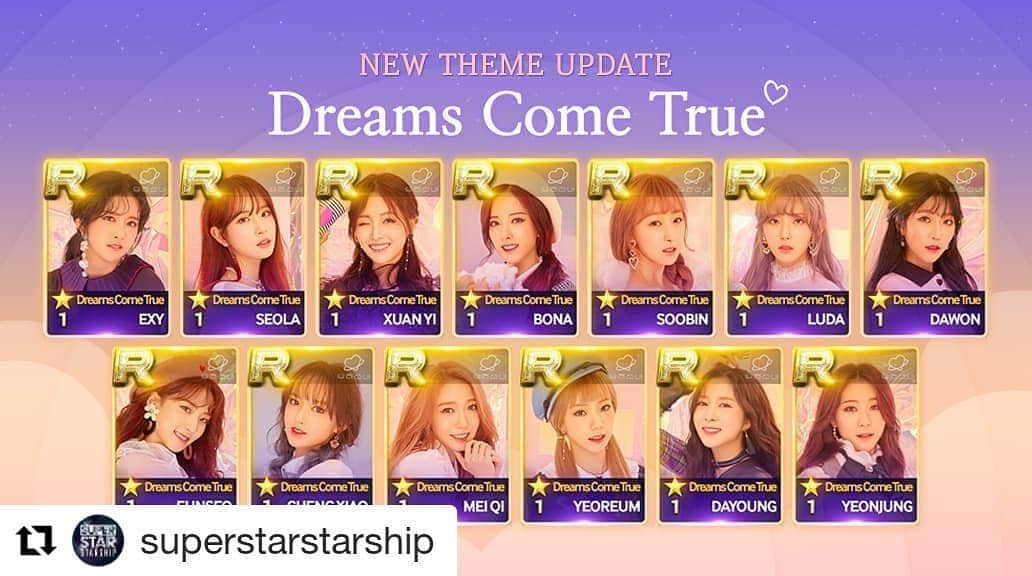 宇宙少女さんのインスタグラム写真 - (宇宙少女Instagram)「#Repost @superstarstarship (@get_repost) ・・・ #SuperStarSTARSHIP #NewSong #Dreams_Come_True updated! Clear #Mission through playing #Event song! ⠀ "Trust me seize this moment give me more courage with a dreaming heart, to your dreamed arms, oh I do make it happen" ⠀ #WJSN #Running_to_you ⠀ _ #SuperStarSTARSHIP #신곡 #꿈꾸는_마음으로 업데이트 #이벤트 곡 플레이를 통해 #미션을 달성해보세요! ⠀ "Trust 날 믿어줘 이 순간을 꽉 잡아 더 용기를 줘 나에게 꿈꾸는 마음으로 꿈꾸던 네 품으로 가 Oh 난 안되면 되게 해" ⠀ #우주소녀 #찾아갈게_달려갈게」11月6日 16時55分 - wjsn_cosmic