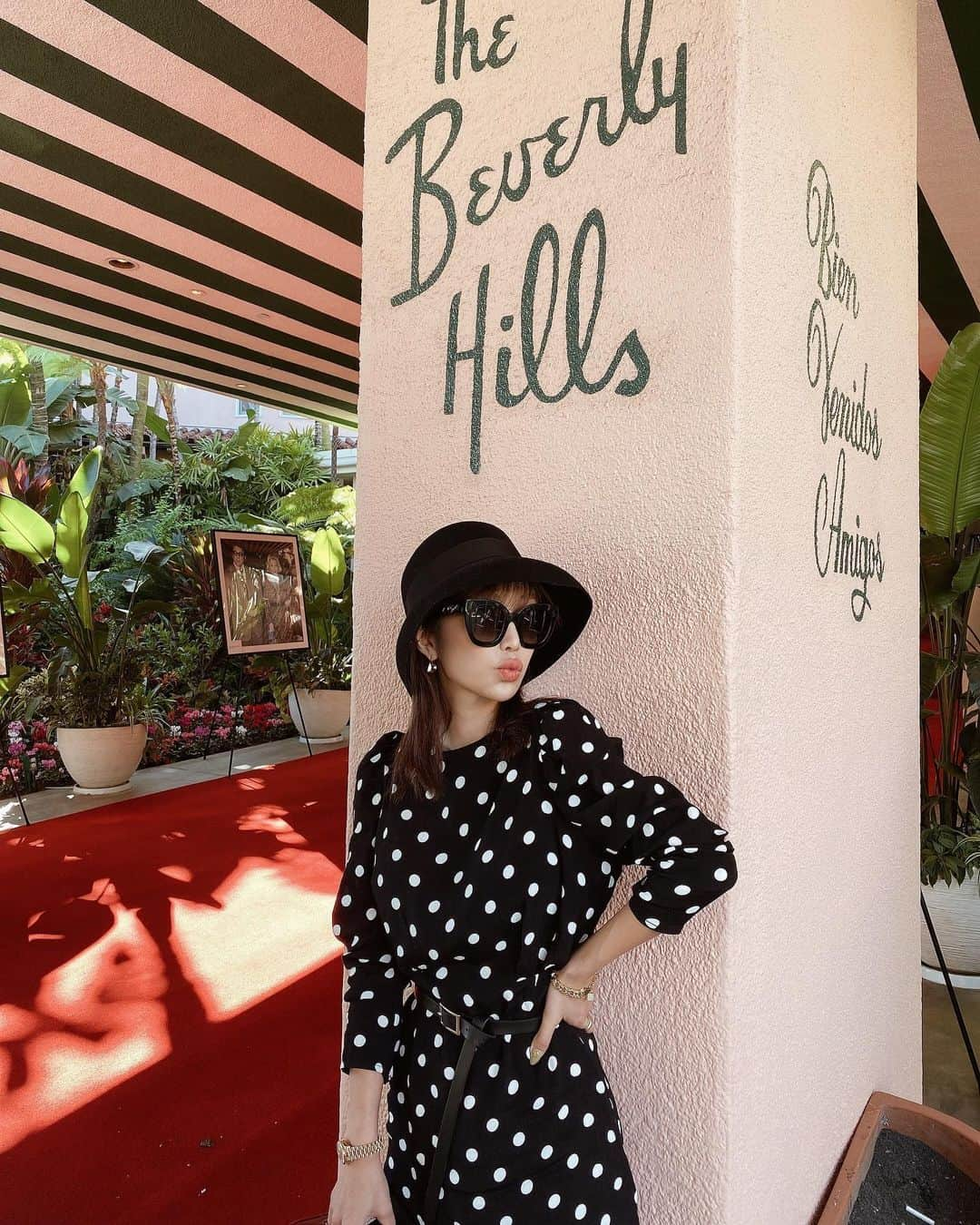 梯真奈美さんのインスタグラム写真 - (梯真奈美Instagram)「❤️❤️❤️ #LA #losangeles #beverlyhills #beverlyhillshotel #eimy #eimyistoire」11月6日 17時20分 - official_manami