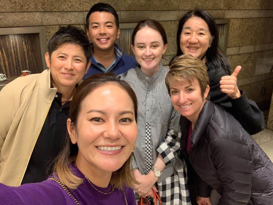 宮里藍さんのインスタグラム写真 宮里藍instagram 遅くなりましたけど ちょっと前に Karrie Webb さんが日本に来ていたのでご飯行ってきましたー 日本でお仕事がある為 年に数回来日するのですが現役の時よりも定期的にご飯行けてるという