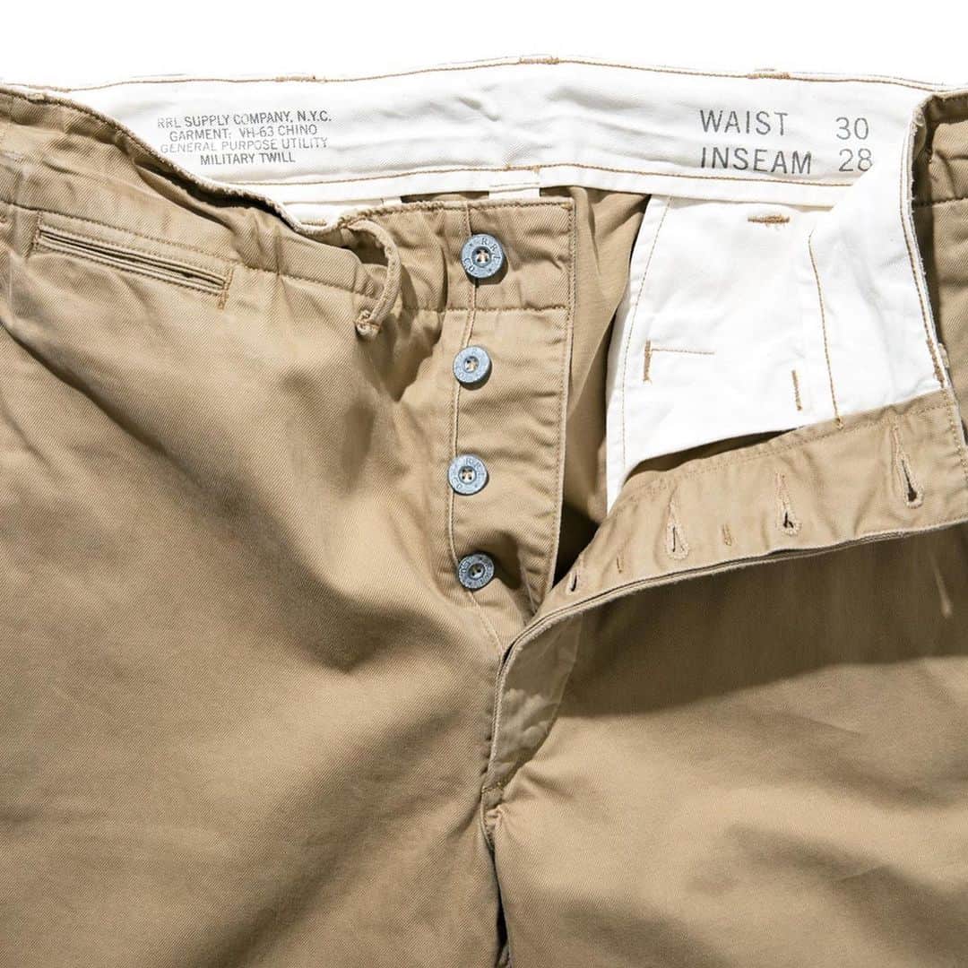 のインスタグラム：「Double RL meets BEAMS PLUS AH-77 Chino VH-63 Chino Nov.9 Release @beams_plus_harajuku @beams_plus_yurakucho #rrl #beamsplus #woodyallen #stevemcqueen」