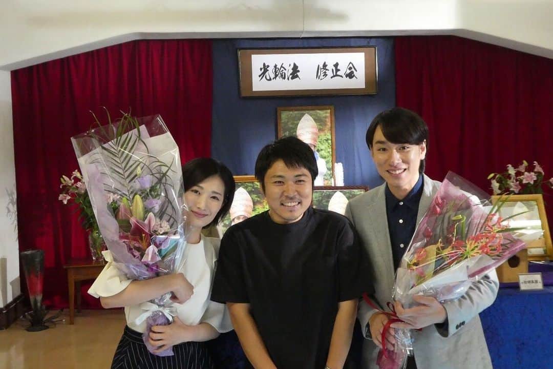 落合モトキのインスタグラム：「#地獄のガールフレンド  出演します 毎週金曜日0時配信 👉fod.fujitv.co.jp/s/genre/drama/… 第1話 #無料 配信中🆓 写真は武田梨奈さんと監督と~ 是非！！」