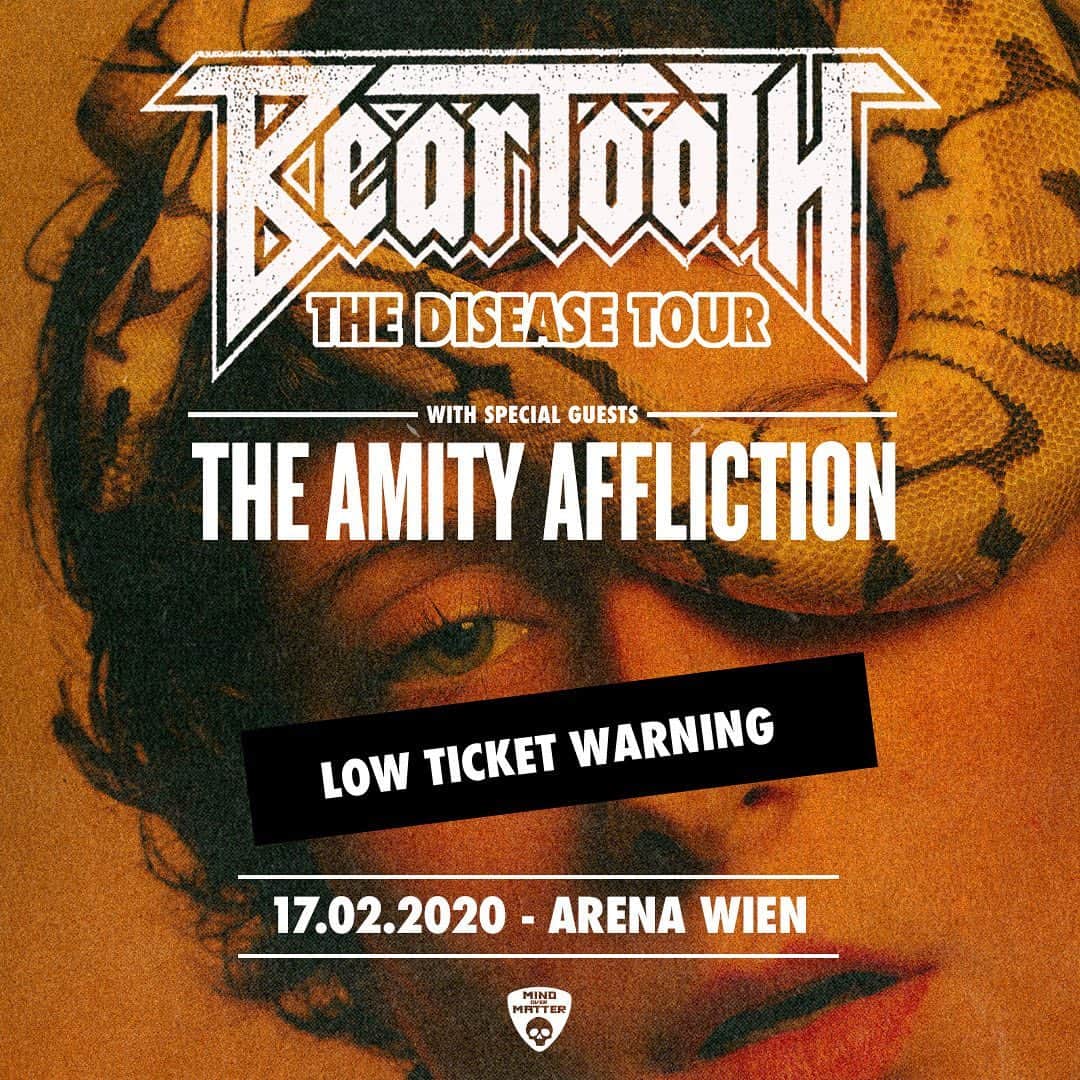 The Amity Afflictionさんのインスタグラム写真 - (The Amity AfflictionInstagram)「This tour is selling out everywhere really fast! Don’t sleep on tickets.」11月6日 20時25分 - theamityaffliction