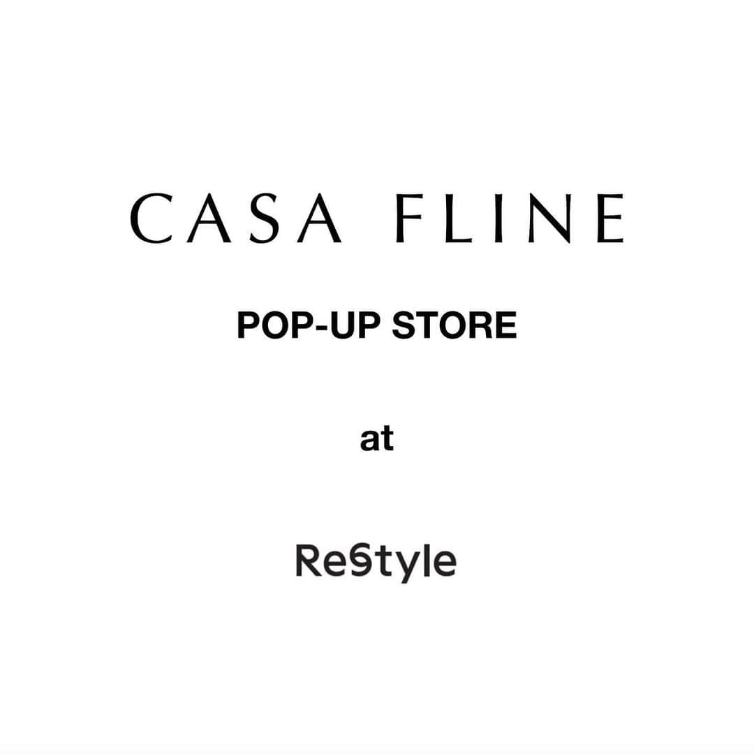 CASA FLINEさんのインスタグラム写真 - (CASA FLINEInstagram)「POP UP SHOP & 20SS PRE ORDER﻿ ﻿ ReStyle ISETAN Shinjyuku 3F﻿ ﻿  11.6 Wed - 11.12 Tue﻿ ﻿ ﻿ 伊勢丹新宿店本館3階=センターパーク／ザ・ステージ# 3にて、秋物の新作の販売と2020春物の先行受注会を開催しております。﻿ 皆さまのご来店をお待ちしております。﻿ ﻿ ﻿ ﻿ ﻿ #casafline #sustainable #craftmanship #ethical  #sustainablefashion  #upcycle #reuse#sustainablemodefashion  #handmade #organic ﻿ ﻿ ﻿ ﻿ ﻿ ﻿ ﻿ ﻿」11月6日 22時56分 - casa_fline