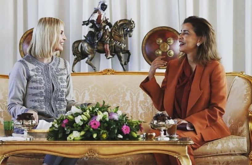 イヴァンカ・トランプさんのインスタグラム写真 - (イヴァンカ・トランプInstagram)「Thank you to Her Royal Highness Lalla Meryem for a warm welcome to Morocco! 🇺🇸🇲🇦 . . 📷: Jacquelyn Martin/ AP」11月7日 2時05分 - ivankatrump