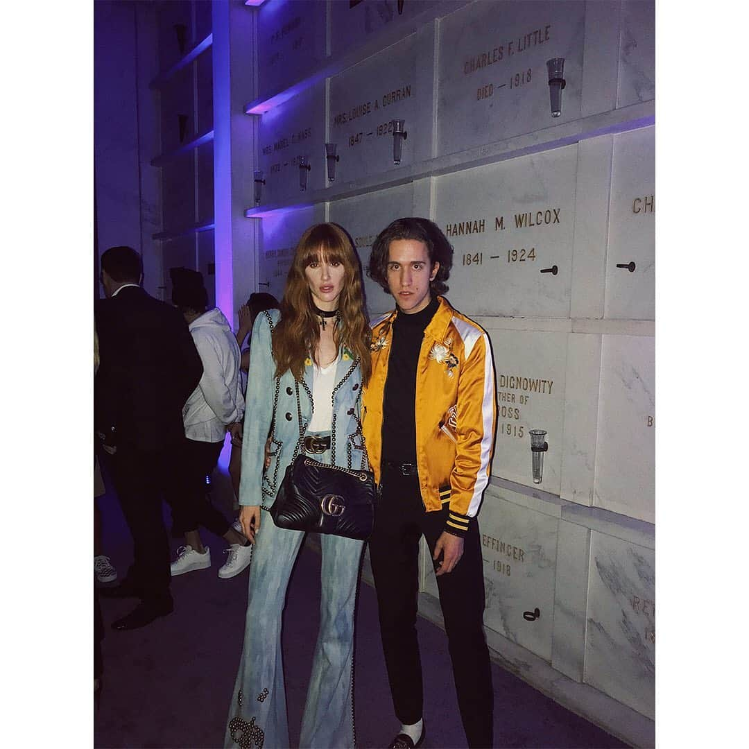 Faith Picozziさんのインスタグラム写真 - (Faith PicozziInstagram)「Gucci Guilty Event 2️⃣ With my fav designer @alessandro_michele 💗@jaredleto 💥 Throwback to last year this time celebrating @gucci @guccibeauty ❤️ So much fun!!! #gucci #gucciguilty #event #la #hollywoodforevercemetery #throwback #foreverguilty #alessandromichele #jaredleto 💥@faithpicozzi」11月7日 4時50分 - faithpicozzi