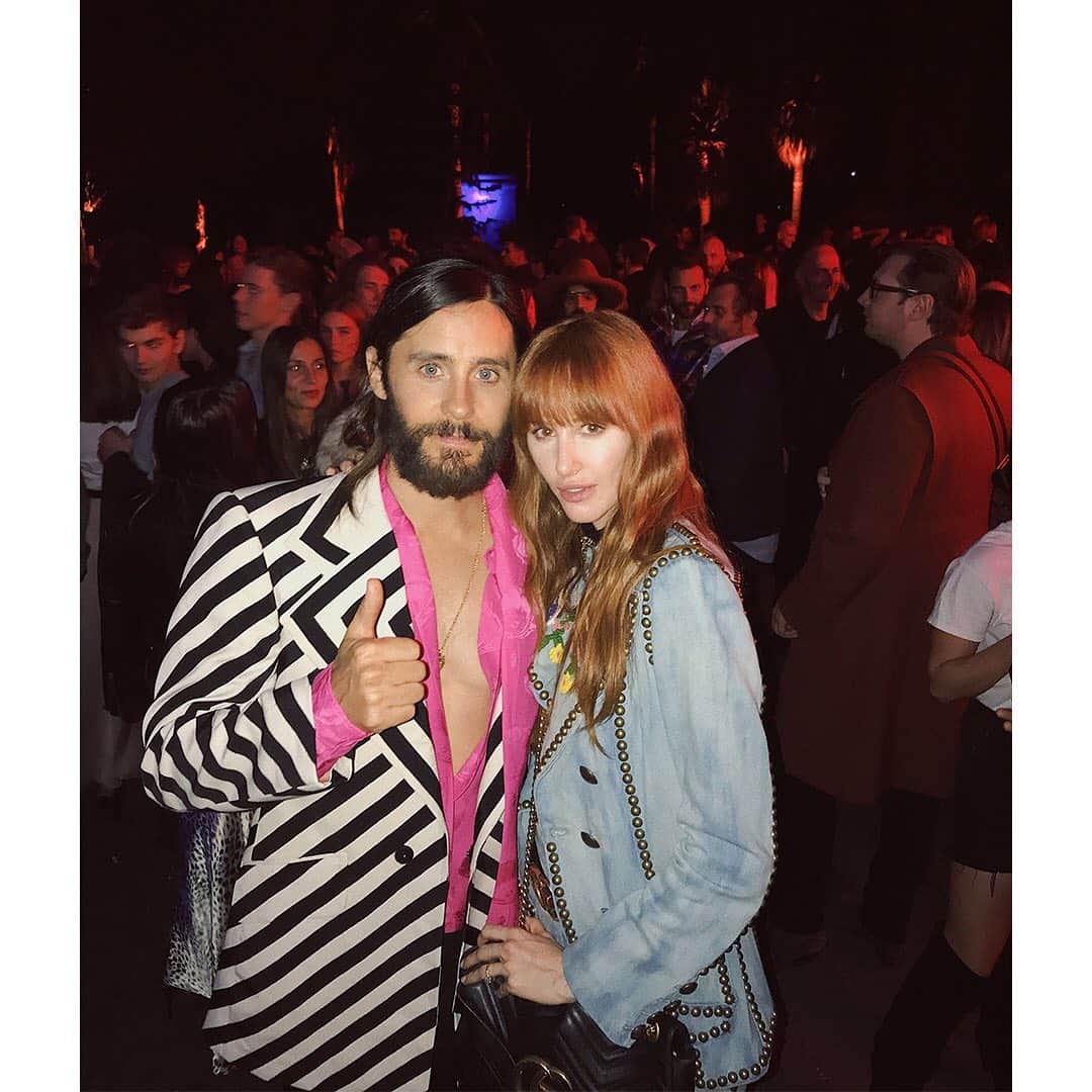 Faith Picozziさんのインスタグラム写真 - (Faith PicozziInstagram)「Gucci Guilty Event 2️⃣ With my fav designer @alessandro_michele 💗@jaredleto 💥 Throwback to last year this time celebrating @gucci @guccibeauty ❤️ So much fun!!! #gucci #gucciguilty #event #la #hollywoodforevercemetery #throwback #foreverguilty #alessandromichele #jaredleto 💥@faithpicozzi」11月7日 4時50分 - faithpicozzi
