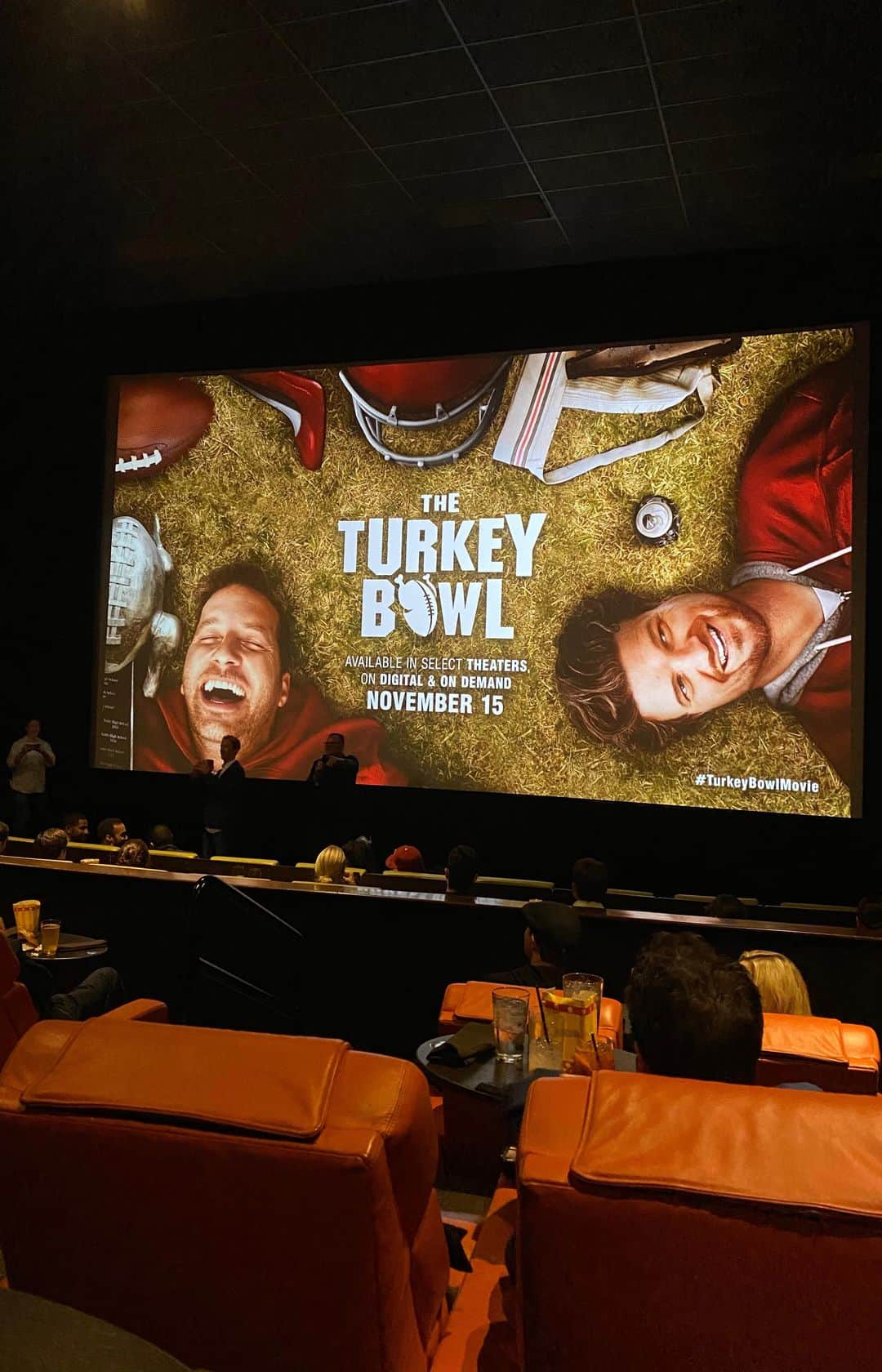 のインスタグラム：「In theaters and VOD November 15th!!! Let me know what y’all think!!! I’m SO proud of this one. 🦃 @lionsgate @tannerscranium @mattjonesisdead @kristenhager @nenegooter @hiryanhansen @gregcoolidge @blairhealybomar @leahmckendrick @travishistory #TurkeyBowlMovie Yes, I am in a cheerleading uniform. 💁‍♀️」