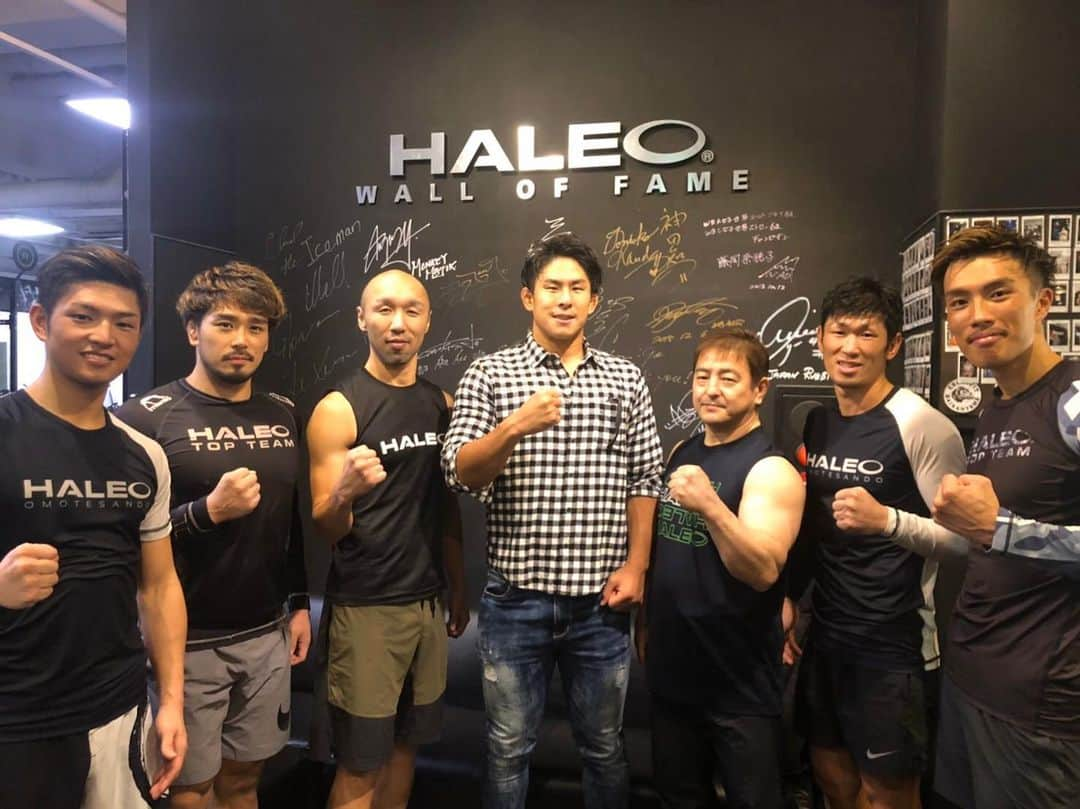 徳永祥尭のインスタグラム：「日頃からサポートして頂いてるHALEO @haleo_official に挨拶してきました！ とても良い刺激になりました！  次はファイターズトレーニングしてみたいなー！！ #haleo  #haleo代官山  #teamhaleo」