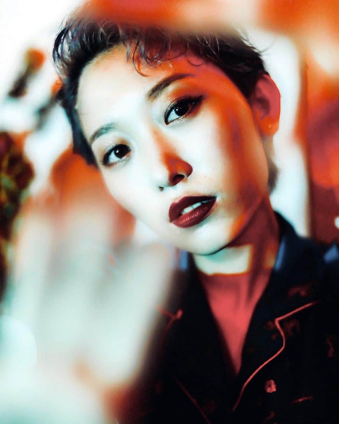くまみきのインスタグラム：「イメチェンの振り幅。笑  Thanks💇‍♀️📸 @boss.aurouge.happyshoot  #誰やねん写真館 #目指せイケメン」