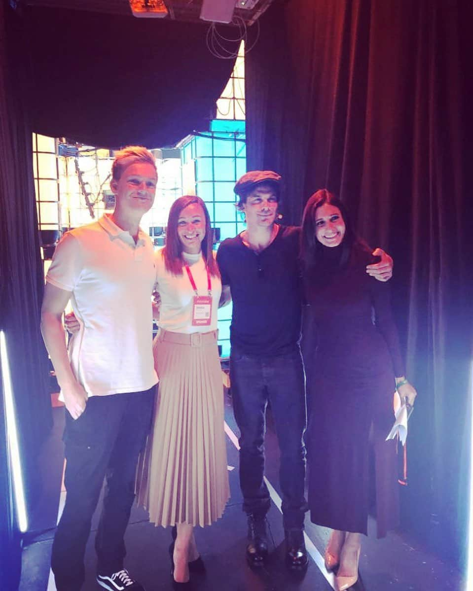 ジェシカ・エニス＝ヒルさんのインスタグラム写真 - (ジェシカ・エニス＝ヒルInstagram)「It was great speaking at the @websummit on centre stage alongside @caspar_lee @iansomerhalder @lauriesegall early on this week」11月7日 20時03分 - jessicaennishill