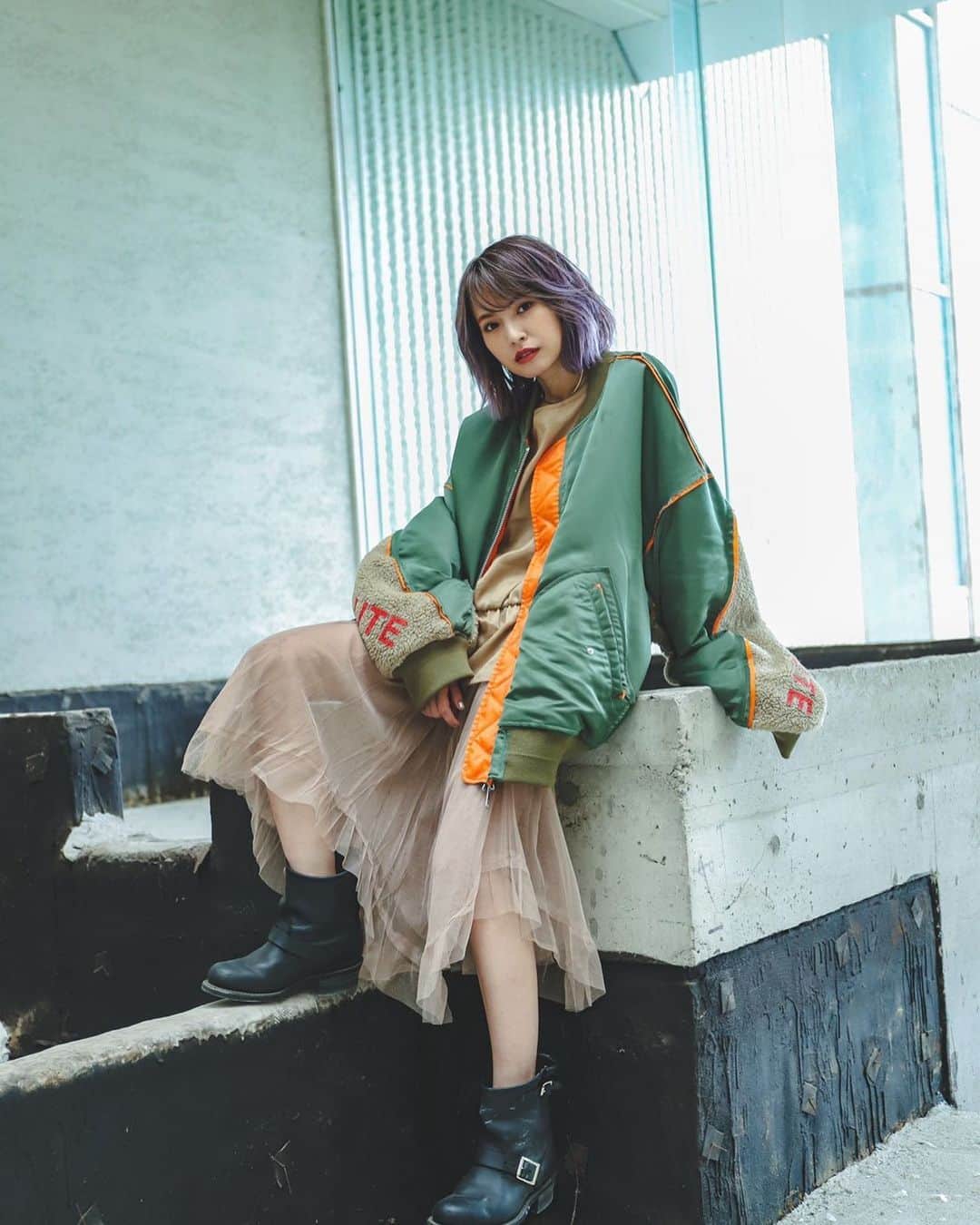 HARUNAさんのインスタグラム写真 - (HARUNAInstagram)「Digital Single「最終兵器、君」Release🔫 Styling by @kyohei_ogawa」11月7日 20時06分 - haru_na810