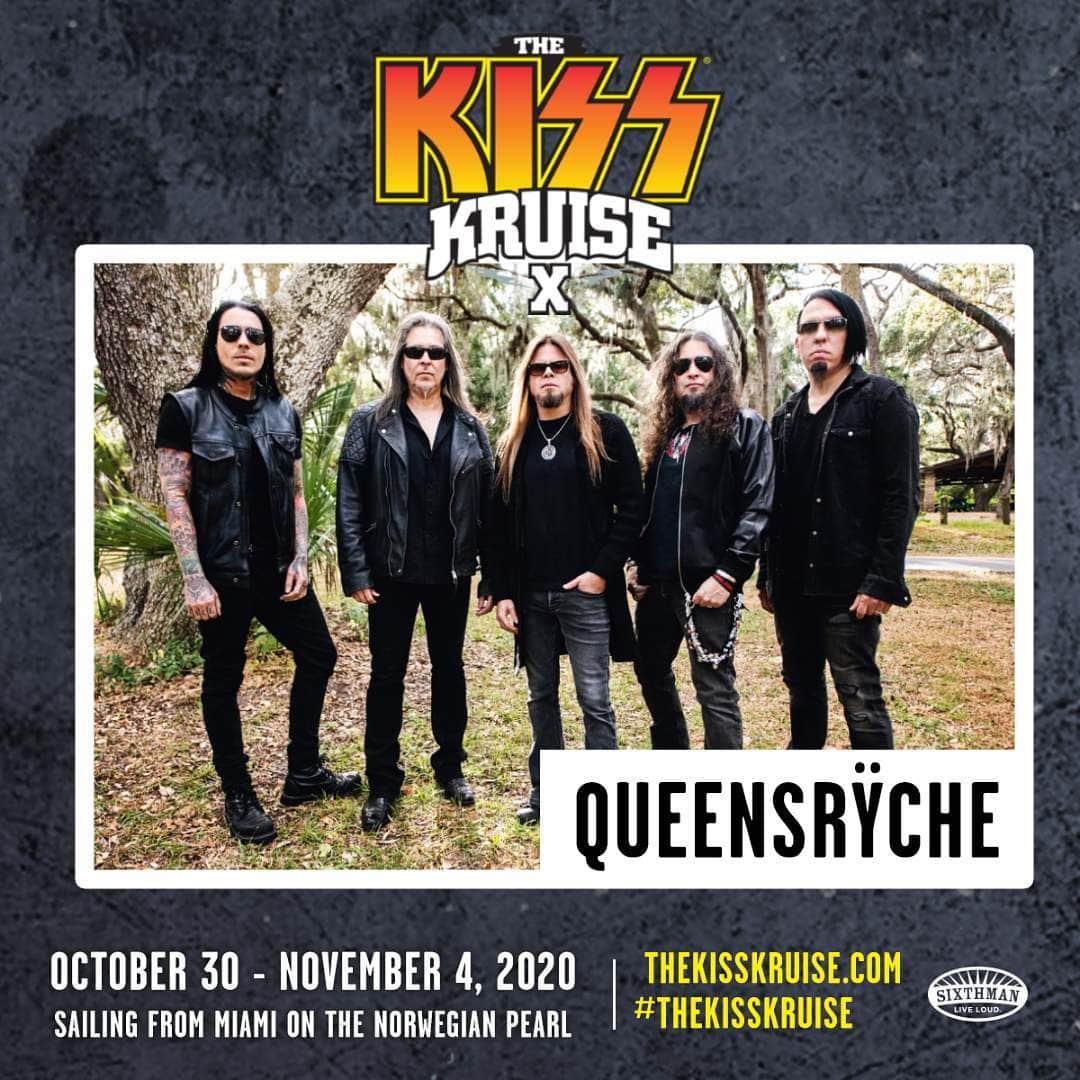 Queensrycheさんのインスタグラム写真 - (QueensrycheInstagram)「We have been invited to THE KISS KRUISE X from October 30th to November 4th, 2020 sailing from Miami aboard the Norwegian Pearl!! To find out more information, please visit: https://www.thekisskruise.com  #queensryche #kiss #kisskruisex #norwegianpearl」11月7日 12時40分 - queensrycheofficial
