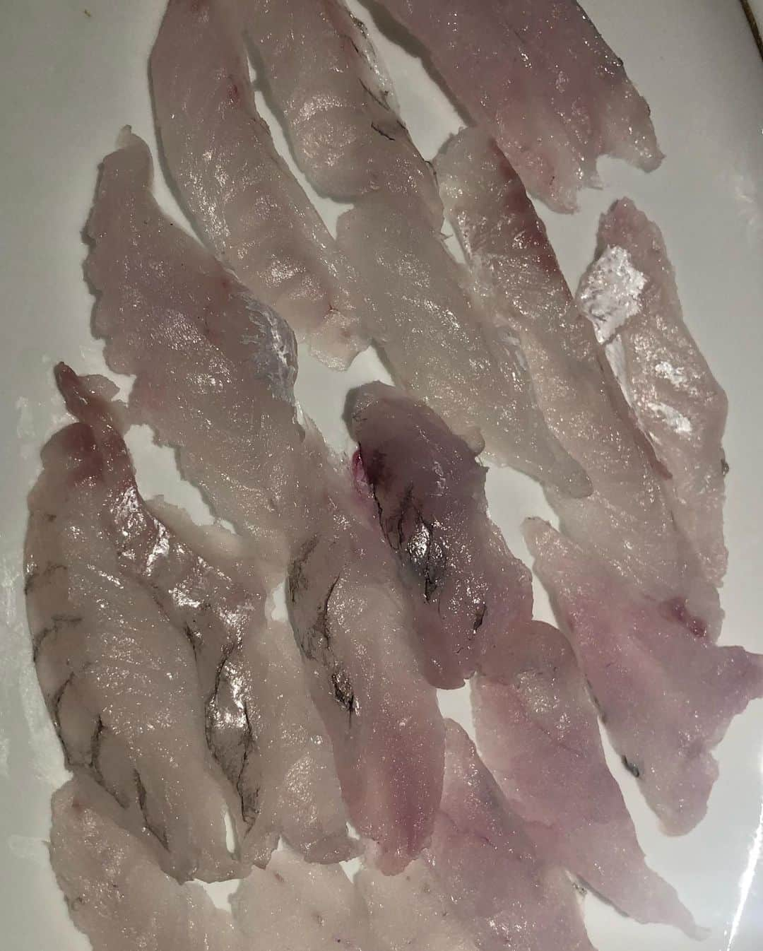 あさいあみさんのインスタグラム写真 - (あさいあみInstagram)「高級魚の甘鯛を釣りに相模湾に行ってきたぁ〜🎣﻿ ﻿ いやぁ、、甘鯛の当たりがまぢでわからん！！﻿ って最初は苦戦してましたが、、﻿ 途中から甘鯛の当たりが分かりはじめて﻿ なんとか小さめの甘鯛ちゃんから、﻿ 順調にサイズアップして、もうすぐ沖あがりの時に﻿ 多分50センチ以上くらいのでか甘鯛がヒット﻿ 竿が折れそうなくらい曲がってそのまま﻿ 勢いよく電動動かしてしまい、、バレました、、﻿ ﻿ 甘鯛ちゃん思ったより難しかった。。﻿ てか水深100メートルオーバーの釣り﻿ 初めてだったな、、🎣﻿だから当たりが難しかったのかなー？ ﻿ 甘鯛ってぬめりも鱗も凄いけど、﻿ フライにしたら鱗もサクサクで美味しかったよぉ〜﻿ 釣果は5匹🐟﻿ ﻿ 秋の釣り気持ちぃぃぃー！﻿ ﻿ #あさいあみ#釣り#釣りキチあみ平 #甘鯛#fishing#fishinggirls #相模湾」11月7日 12時46分 - asai_ami