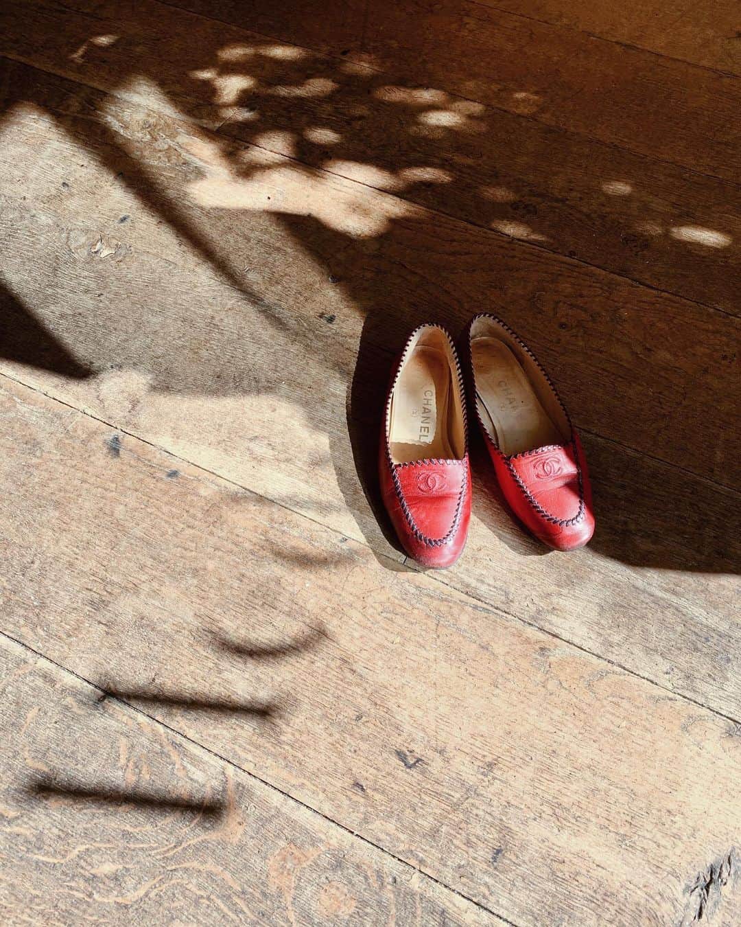 舞雛かのんさんのインスタグラム写真 - (舞雛かのんInstagram)「👠‪‪❤︎‬ chanel. . 赤い靴って可愛いっ...‪‪❤︎‬. . #hedy #hedydaikanyama #redshoes #chanel」11月7日 15時55分 - mizho_601