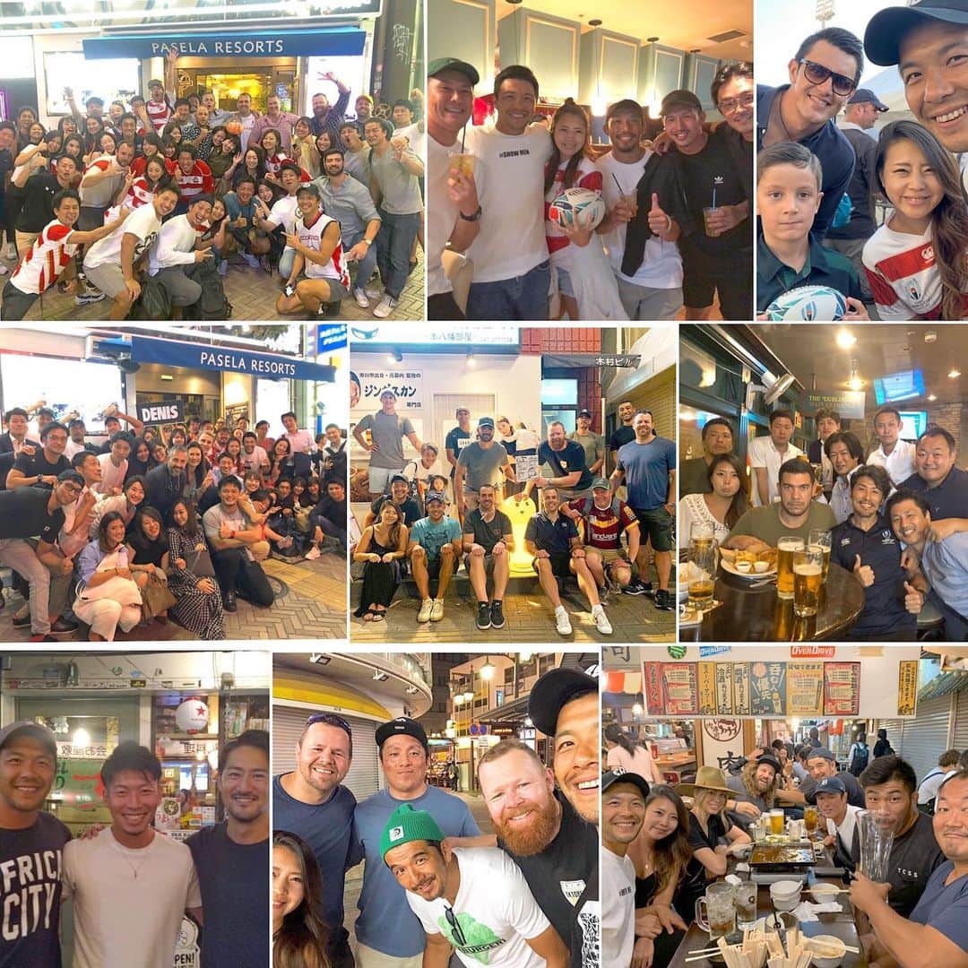 君島良夫のインスタグラム：「ラグビーW杯もついに終わり。 世界中からのゲストと毎日ラグビーに熱狂した夢のような6週間があっという間に過ぎていった。 最高の時間をありがとう🤙🏼 #RWC2019」