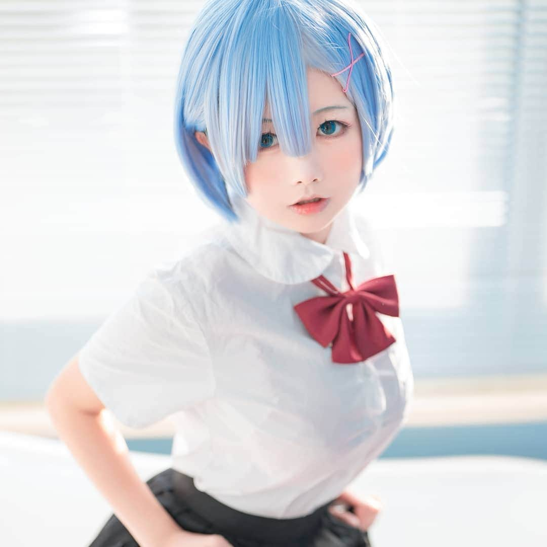 Loluuuuuuさんのインスタグラム写真 - (LoluuuuuuInstagram)「私の天使❤️Rem 絵師デザイン：@ayamy_garubinu  #cosplay」11月7日 17時10分 - loluuuuuu_cos