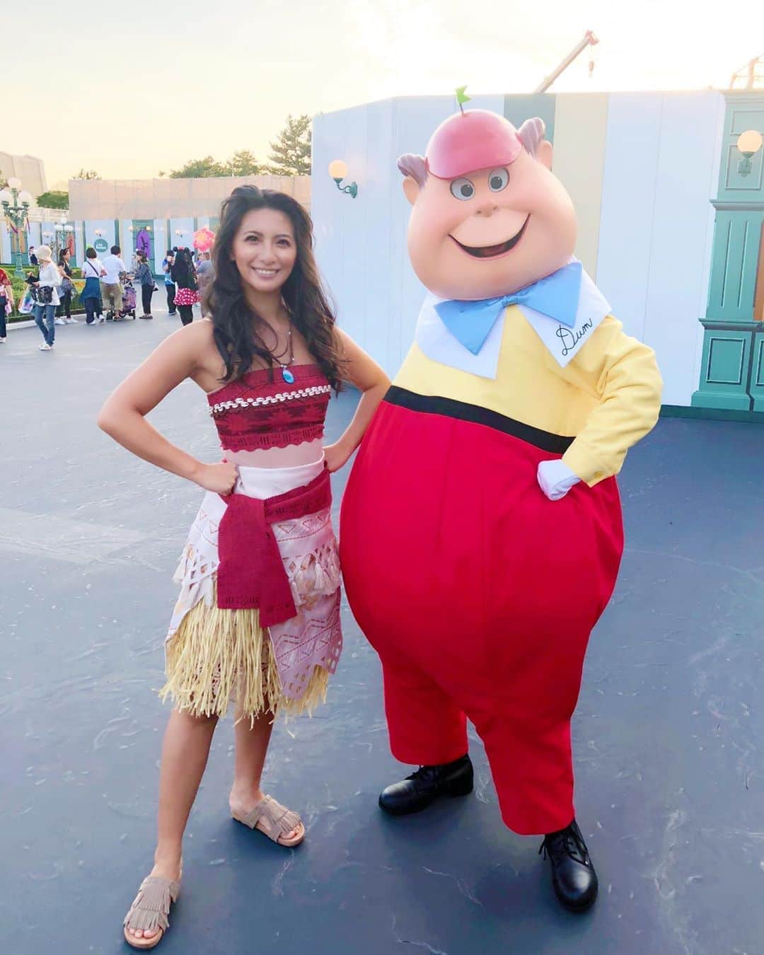 矢部あやのインスタグラム：「201809 TDL  不思議の国のアリスのダムと」