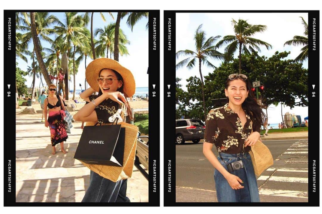 のインスタグラム：「ぷらぷら🕶🌴🛍 水着お姉様のお陰でばえてる笑 #wikiki#shopping #trip#oneday#Hawaii #canon#memory#2019  #chisatravel#松永ちさと」