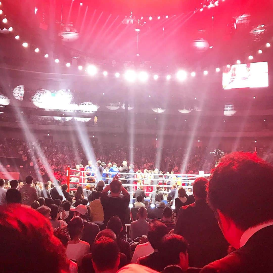 大川佑のインスタグラム：「ボクシング初観戦でした。異空間。 #井上尚弥」