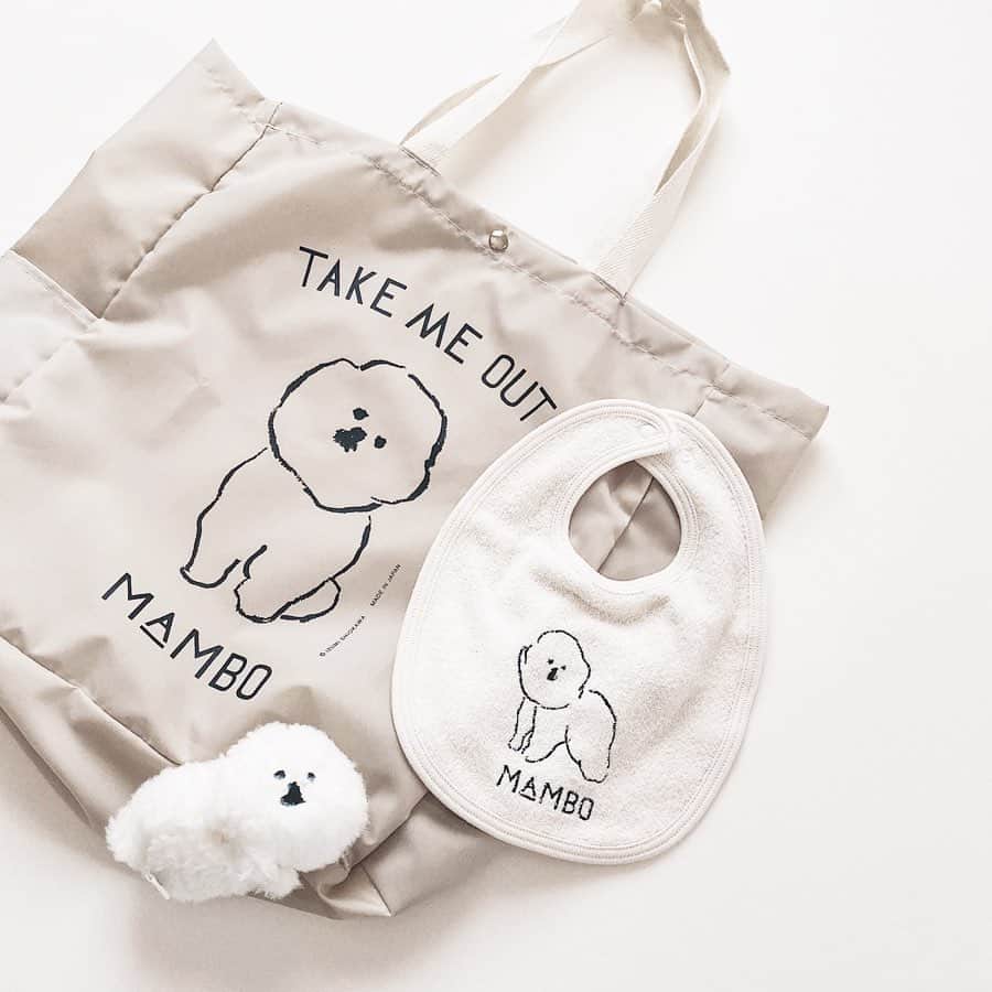 Unoさんのインスタグラム写真 Unoinstagram Claskaさん Claska Online Shop のmamboちゃん 塩川いづみさんの描かれるビションフリーゼという モコモコな犬種のワンちゃんのキャラクターです とっても可愛くて癒される スタイとプチぬいぐるみキーホルダーは
