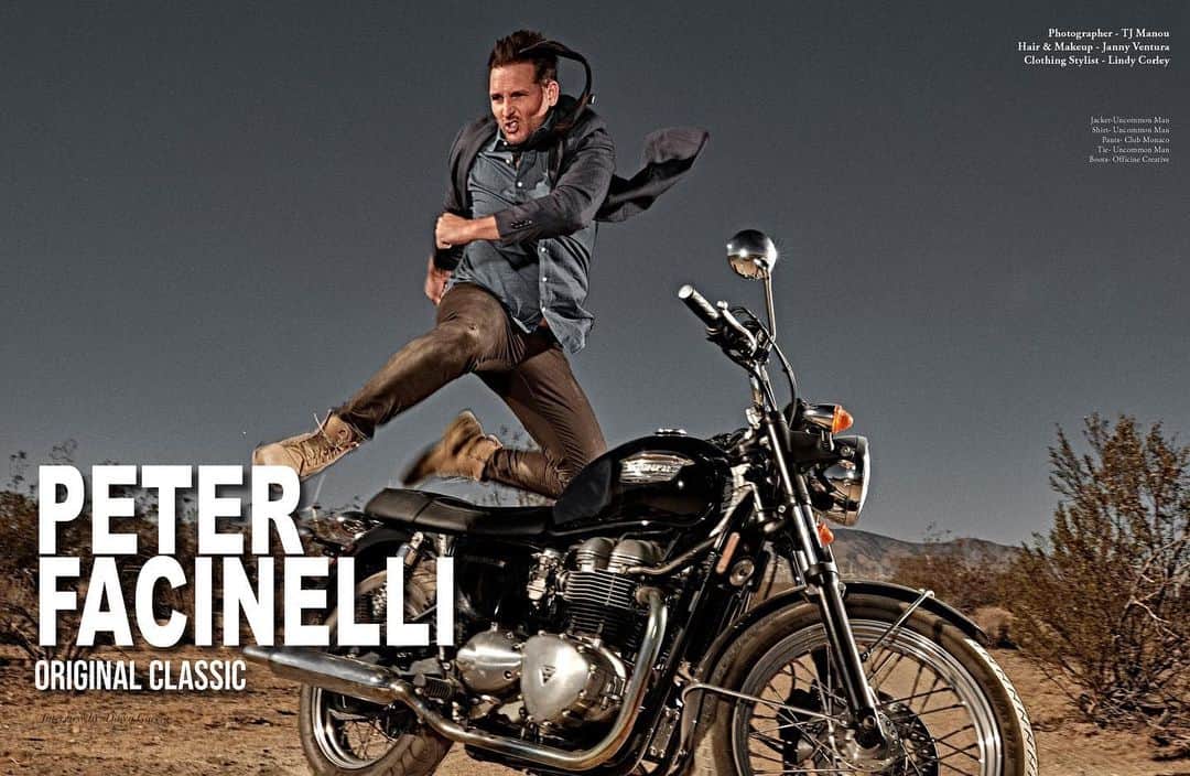 ピーター・ファシネリのインスタグラム：「@motospiritmag  Get your copy.」