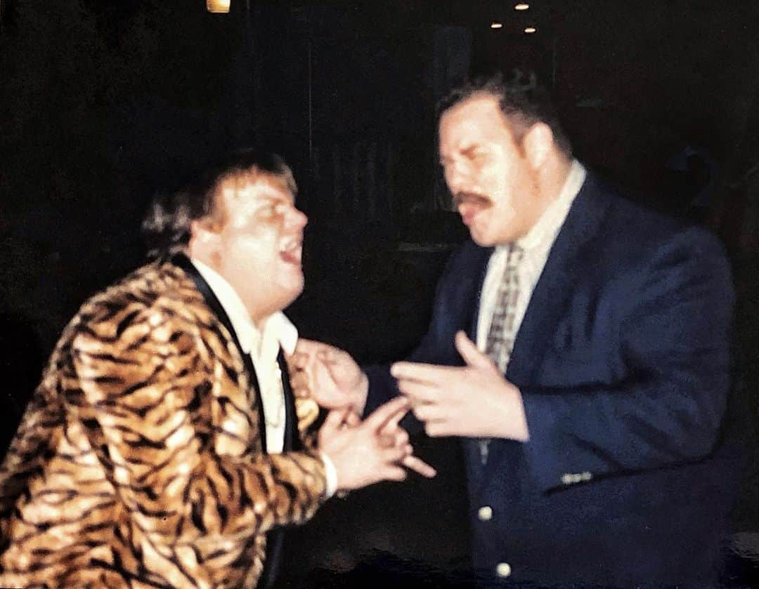 ウィル・サッソさんのインスタグラム写真 - (ウィル・サッソInstagram)「Kind genius legend #ChrisFarley and I on the set of Beverly Hills Ninja. (1996) #TBT」11月8日 7時22分 - willsasso