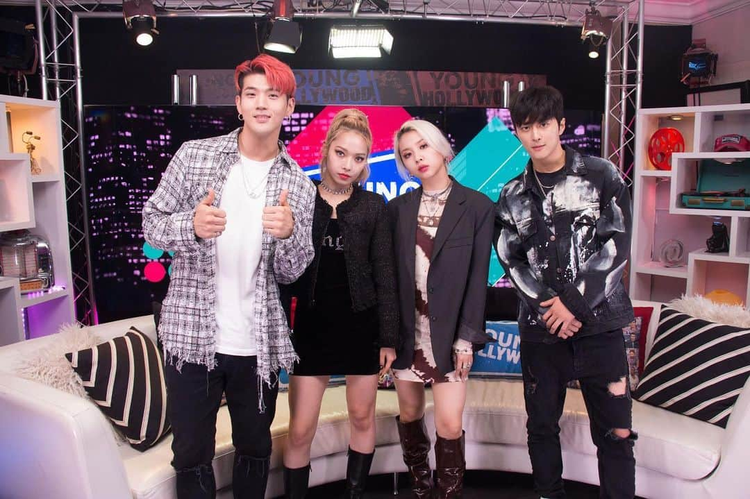 K.A.R.Dさんのインスタグラム写真 - (K.A.R.DInstagram)「[#KARD] KARD in @younghollywood  #BM #JSEPH #SOMIN #JIWOO」11月8日 10時58分 - official_kard