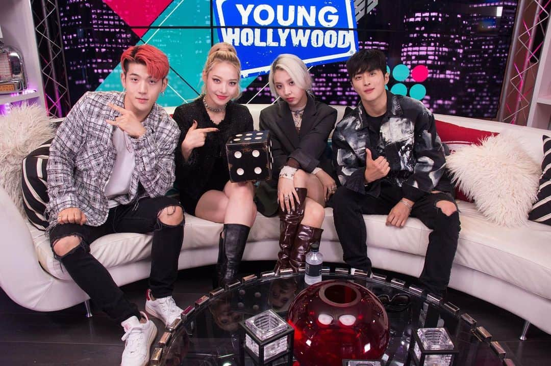 K.A.R.Dさんのインスタグラム写真 - (K.A.R.DInstagram)「[#KARD] KARD in @younghollywood  #BM #JSEPH #SOMIN #JIWOO」11月8日 10時58分 - official_kard