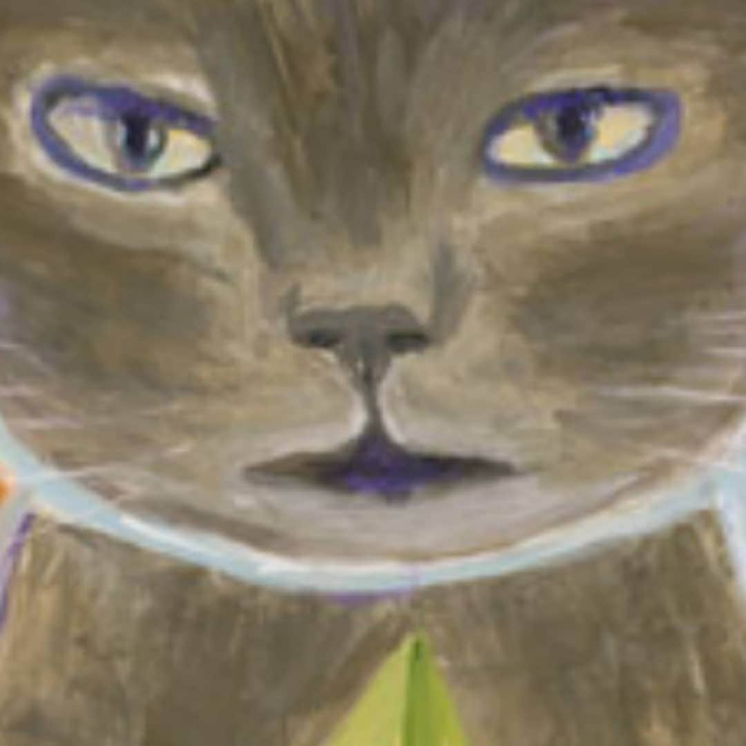 タンゲクンのインスタグラム：「原画はとても大きいから ちょつと拡大してみました  二枚目は制作中の story 以前の  #にて隊 #にて隊ばんぷきん組  だりおちゃんは饅頭 あんこはごま塩」