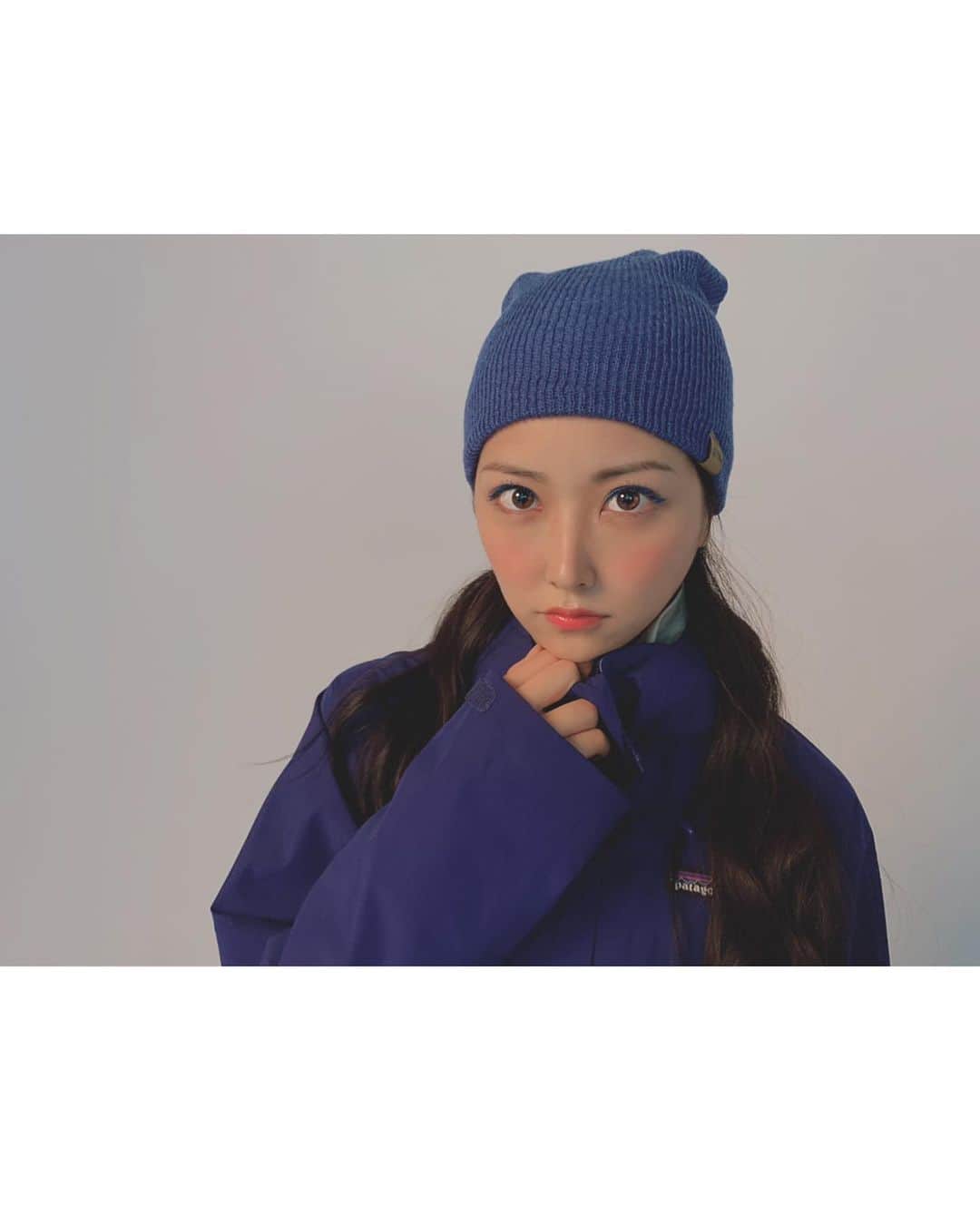 白間美瑠さんのインスタグラム写真 - (白間美瑠Instagram)「ブルーメイク💄 #SNOWANGEL #みるみるしてねぇ #ブルー #カラー　#スノボー女子」11月8日 12時09分 - shiro36run