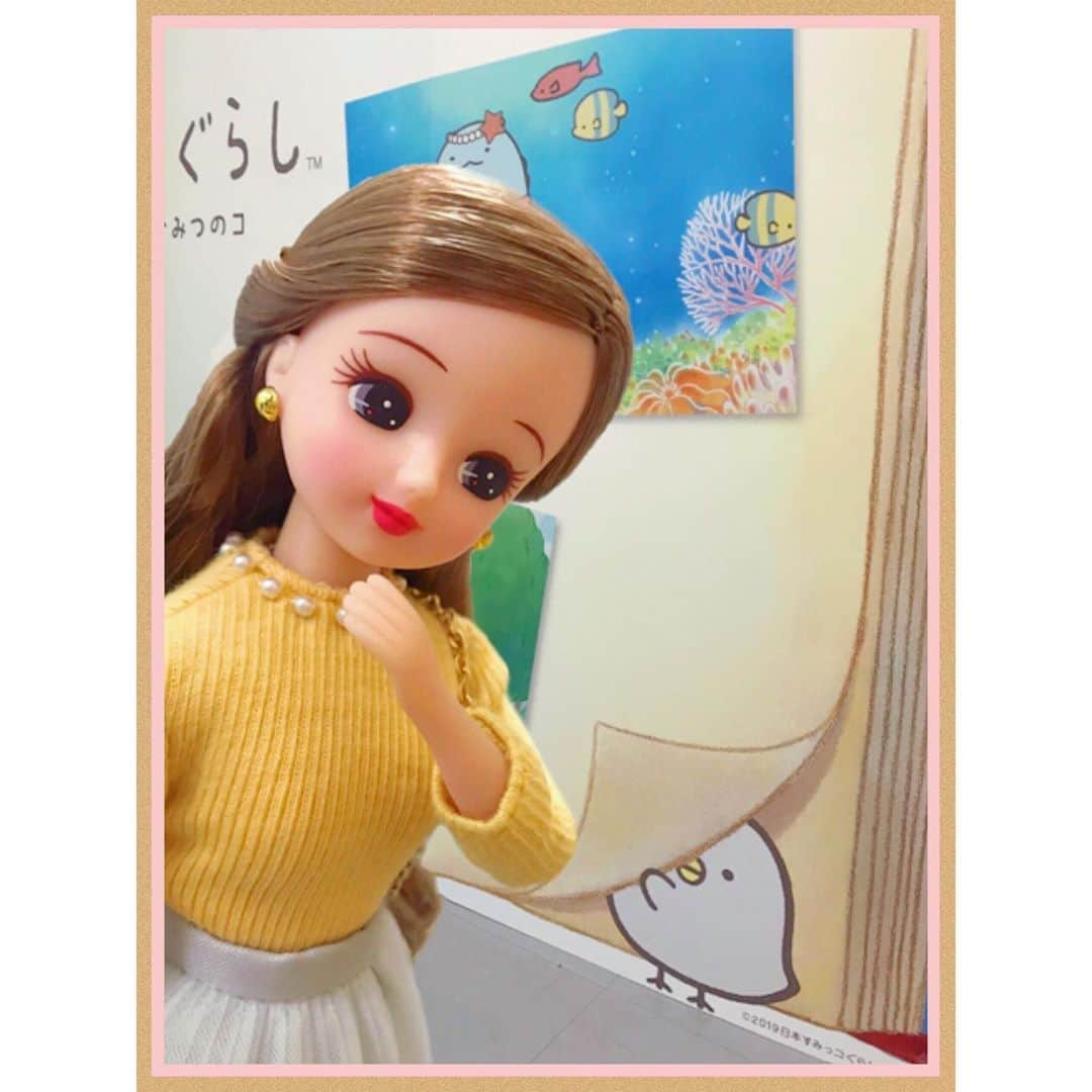 リカちゃんさんのインスタグラム写真 - (リカちゃんInstagram)「今日11/8公開の #映画すみっコぐらし 、リカもさっそく観てきたよ♡ すみっコたちが絵本の中で冒険！ラストシーンにはリカ、感動しちゃった。。！癒されたい日本中のみなさんは、ぜひ映画館へ♡ ひよこ？の活躍にも注目だよ♪ #映画すみっコぐらしおひろめ隊 #すみっコぐらし #リカちゃん #movie #fashion #ootd #hairstyle #licca #liccadoll #japanesedoll #japan #girl #instadaily #instagood #instagramjapan #instagram #sanx」11月8日 12時25分 - bonjour_licca