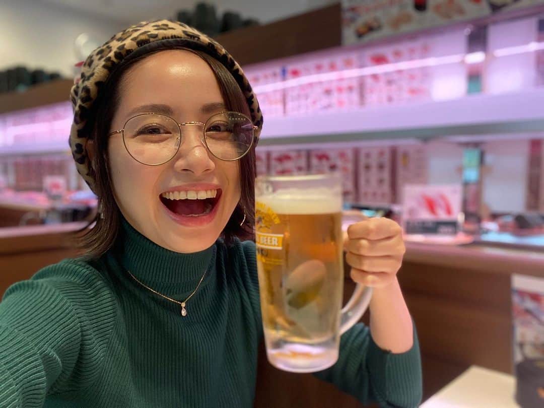 のインスタグラム：「今週もお疲れ様でした🍻 ・ ・ #beer #beerlover #beergirl  #ビール #ビール女子 #ビール好き  #寺田有希 #teradayuki」