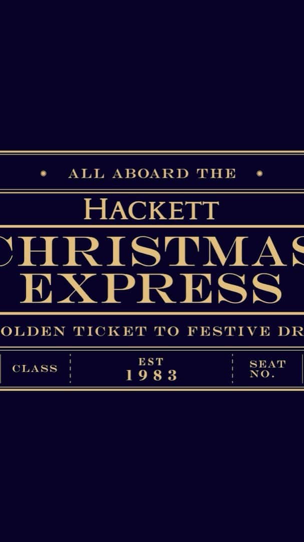 ハケットのインスタグラム：「A bright December morning sees twelve gentlemen board The Hackett Express to make the long journey home for Christmas. Each one is dressed for a different occasion and armed with individual eccentricities, ready for the adventure of Christmas. Follow them along on their amazing journey of style as they pave the way for a very stylish festive season. #Hackett #TwelveGentlemenOfChristmas #HackettChristmasExpress」