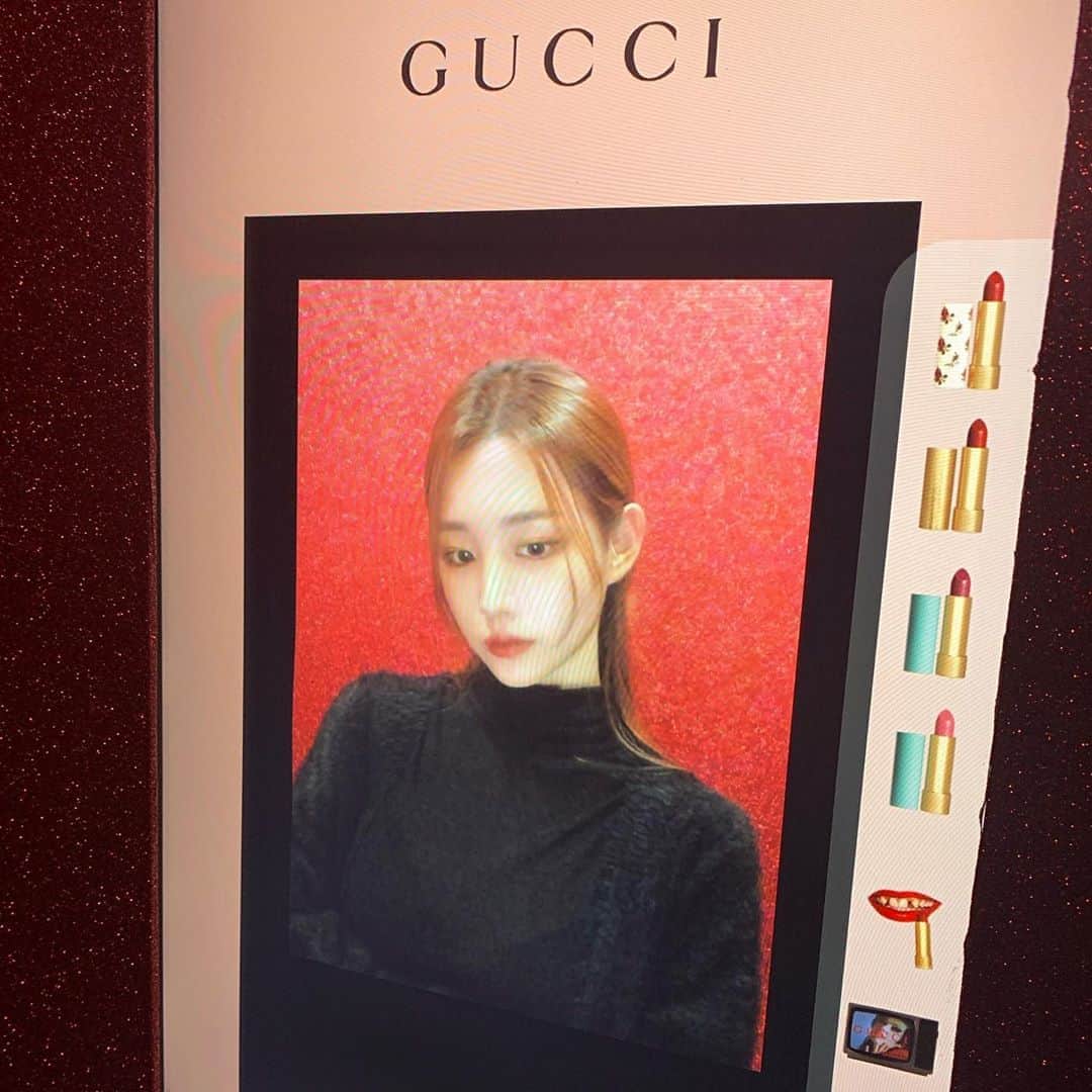 スビンさんのインスタグラム写真 - (スビンInstagram)「Thanks🖤 @gucci @guccibeauty」11月8日 23時43分 - sooviin38