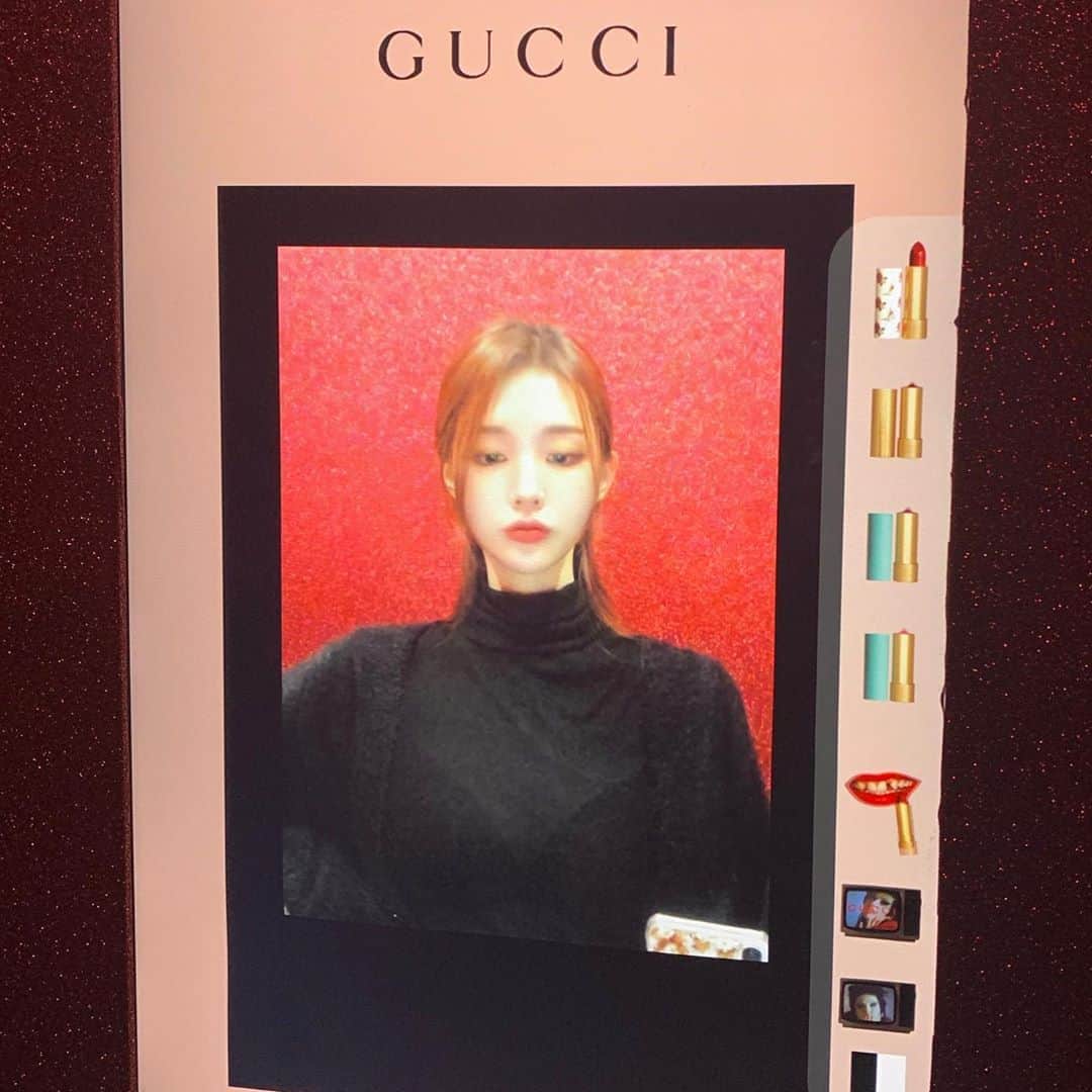 スビンさんのインスタグラム写真 - (スビンInstagram)「Thanks🖤 @gucci @guccibeauty」11月8日 23時43分 - sooviin38