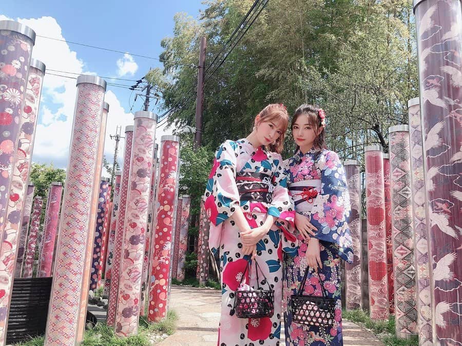 のインスタグラム：「#dailylook . WATCHY で #さえりん の京都旅が 毎週火曜日、金曜日に配信中💗💜 . 嵐山に行ってきたよ〜🤤🍦 . . #kyoto #嵐山」