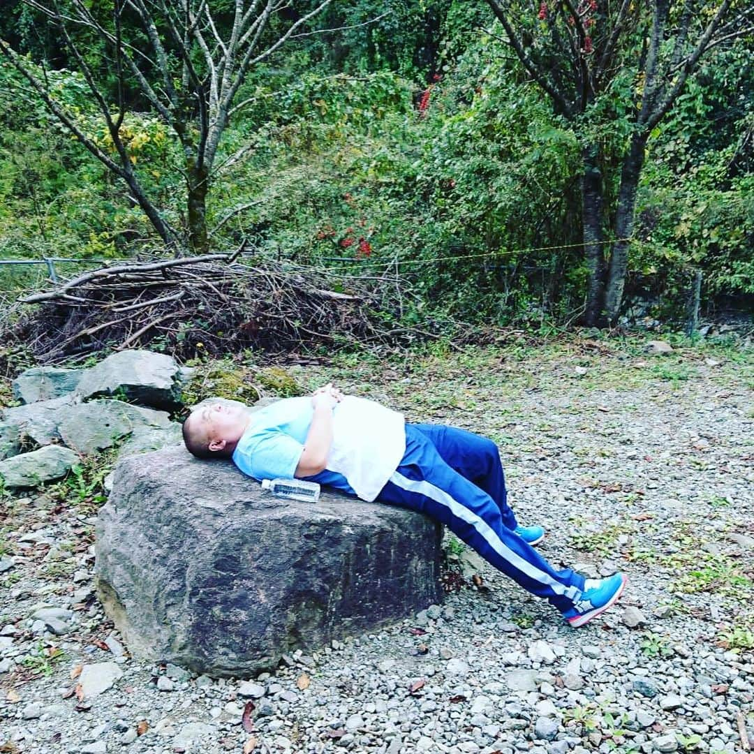 山本圭壱さんのインスタグラム写真 - (山本圭壱Instagram)「キャンプ山本 山本キャンプ ○本圭壱 キャンプ本圭壱 #○本圭壱 #キャンプ本圭壱 テントの張り方まだまだ」11月8日 15時55分 - yamamogt