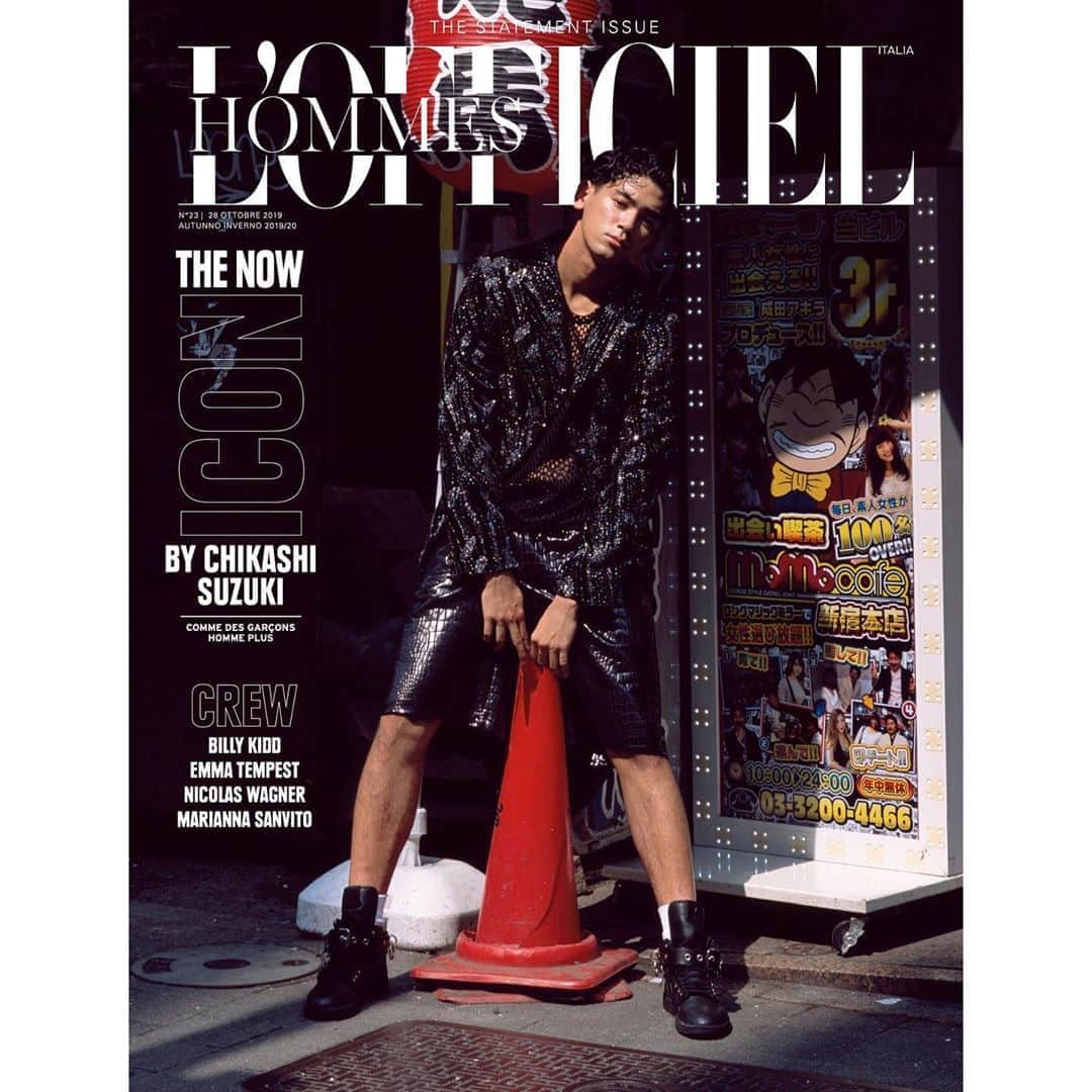 UTAさんのインスタグラム写真 - (UTAInstagram)「Honor to grace the cover for L’Officiel Hommes Italia! L’Officiel Hommes Italia x The Statement Issue x The Now Icon by Chikashi Suzuki #chikashisuzuki #lofficielhommes」11月8日 16時23分 - utauuu