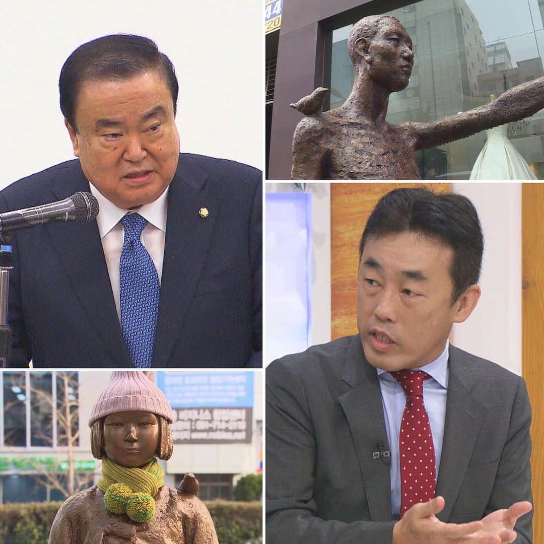 テレビ西日本「Cubetnc」さんのインスタグラム写真 - (テレビ西日本「Cubetnc」Instagram)「改善の兆しすら見えない、日韓関係。 今週韓国の文喜相（ムン・ヒサン）国会議長が来日し、 いわゆる元徴用工訴訟と慰安婦問題の 包括的解決を目指す法律案を初めて提示しました。 この法律案は、具体的にどういうものなのか？ 日本政府の対応は？ 朝鮮半島情勢を専門に取材するジャーナリストの 高英起さんをスタジオにお招きし、 解説していただきます。 放送はあす、９日（土）あさ10時25分からです。 ぜひ、ご覧ください。  #高英起 さん #日韓関係　#元徴用工訴訟　#慰安婦問題 #福岡NEWSファイルCUBE #田久保尚英　#角田華子 #テレビ西日本　#TNC」11月8日 19時35分 - cubetnc