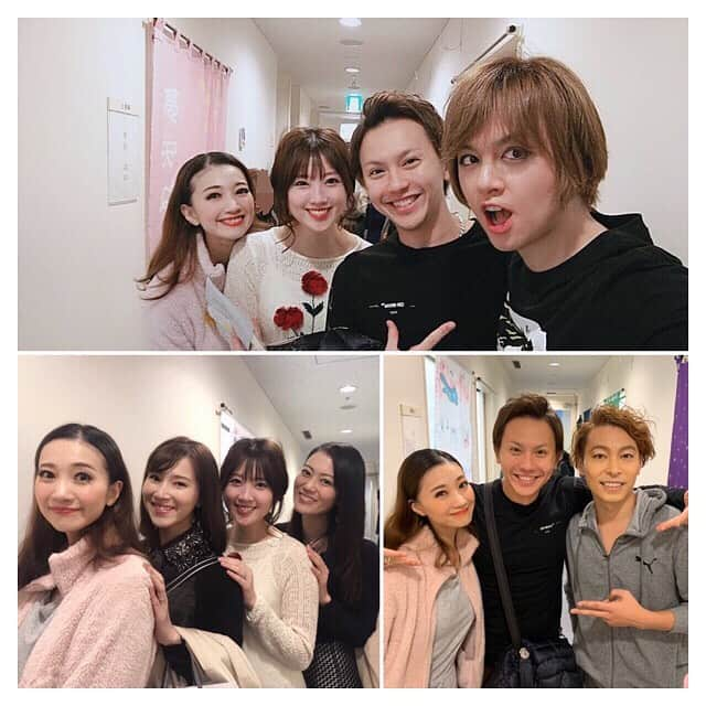 夢咲ねね（赤根那奈）さんのインスタグラム写真 - (夢咲ねね（赤根那奈）Instagram)「. 1枚目、妹が観にきてくれたので 霧サマと、浦井くんと🐠 . 2枚目は、岡田亮輔くんと奥様の咲ちゃん(真月咲ちゃん) そして、月組時代仲良くて、よくよく一緒にいてくれた彩星りおんちゃんと、中原由貴ちゃん😊 . 3枚目は、【笑う男】で、デアを救ってくれたリトルグウィンプレンを演じた下之園嵐史くん！！ 久しぶりに会うことができて嬉しかったです☺️ ありがとうございました♡ #BIGFISH #ビッグフィッシュ #ミュージカル #シアタークリエ  #愛加あゆ #霧矢大夢さん #浦井健治くん #岡田亮輔くん #彩星りおんちゃん #真月咲ちゃん #中原由貴ちゃん #下之園嵐史くん」11月9日 9時09分 - yumesaki__nene