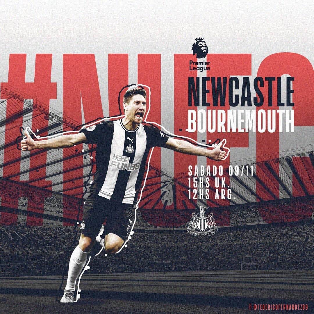 フェデリコ・フェルナンデスのインスタグラム：「#newcastle #bournemouth #premierleague @nufc #ff18」