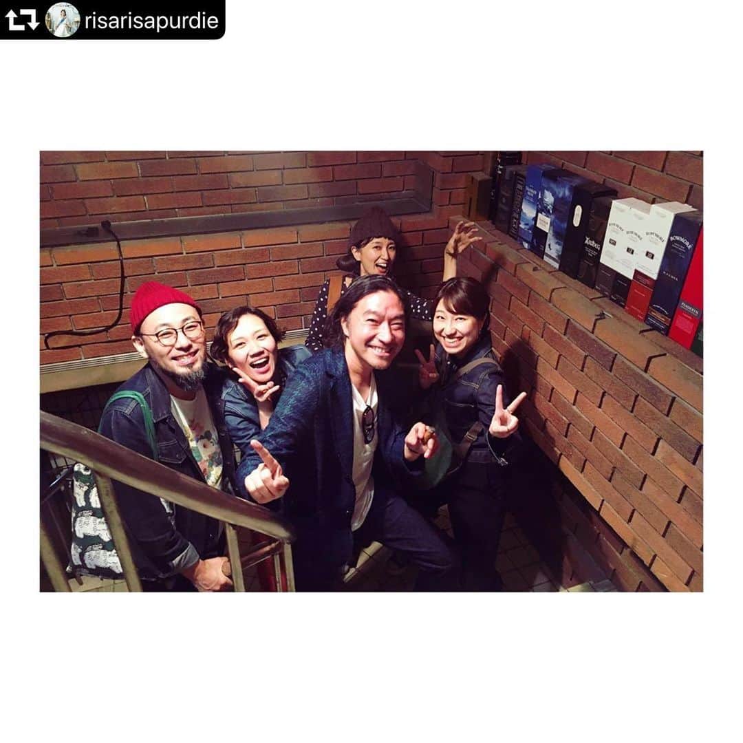 関取花のインスタグラム：「先週の長崎のライブ楽しかったなあ☺️同じイベントに出演されていたウルフルズのトータス松本さんと最終的には合流🍺個人的にお会いするのはいつかのギタージャンボリー以来でした🎸ありがとうございました！ #repost @risarisapurdie ・・・ なかなか終わらなかった長崎の夜☺︎」