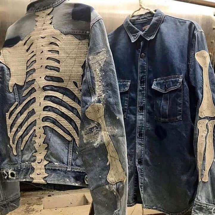 GlobalFvshionのインスタグラム：「Kapital denim skeleton jackets」
