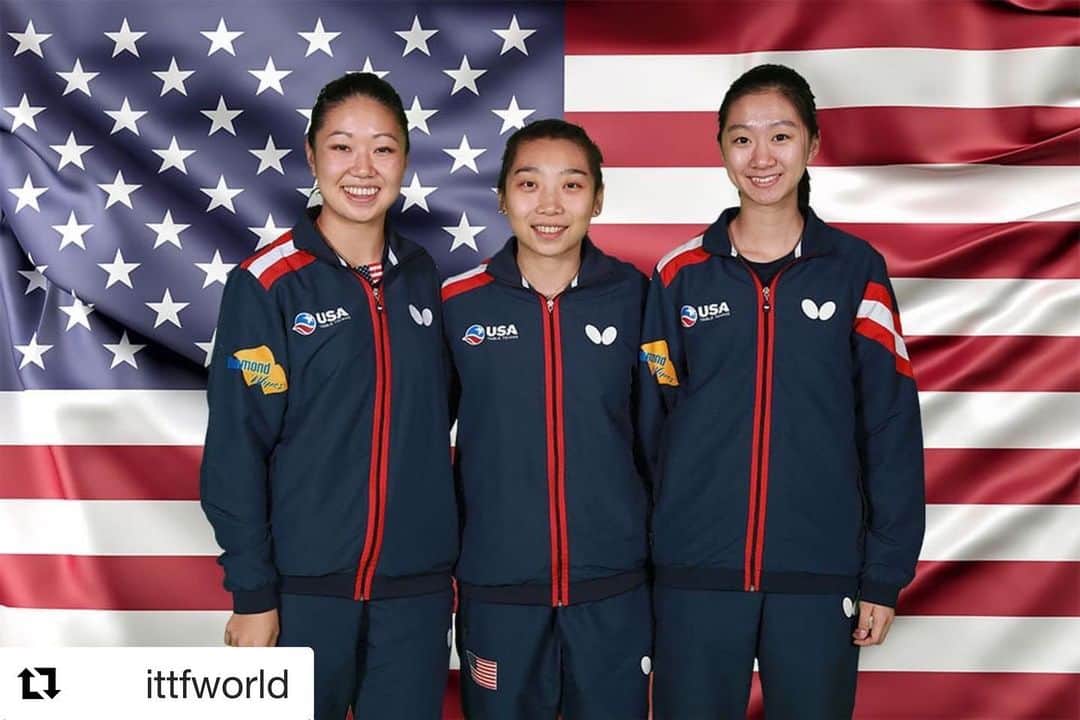 WU Yueのインスタグラム：「My second team world cup 🏓」