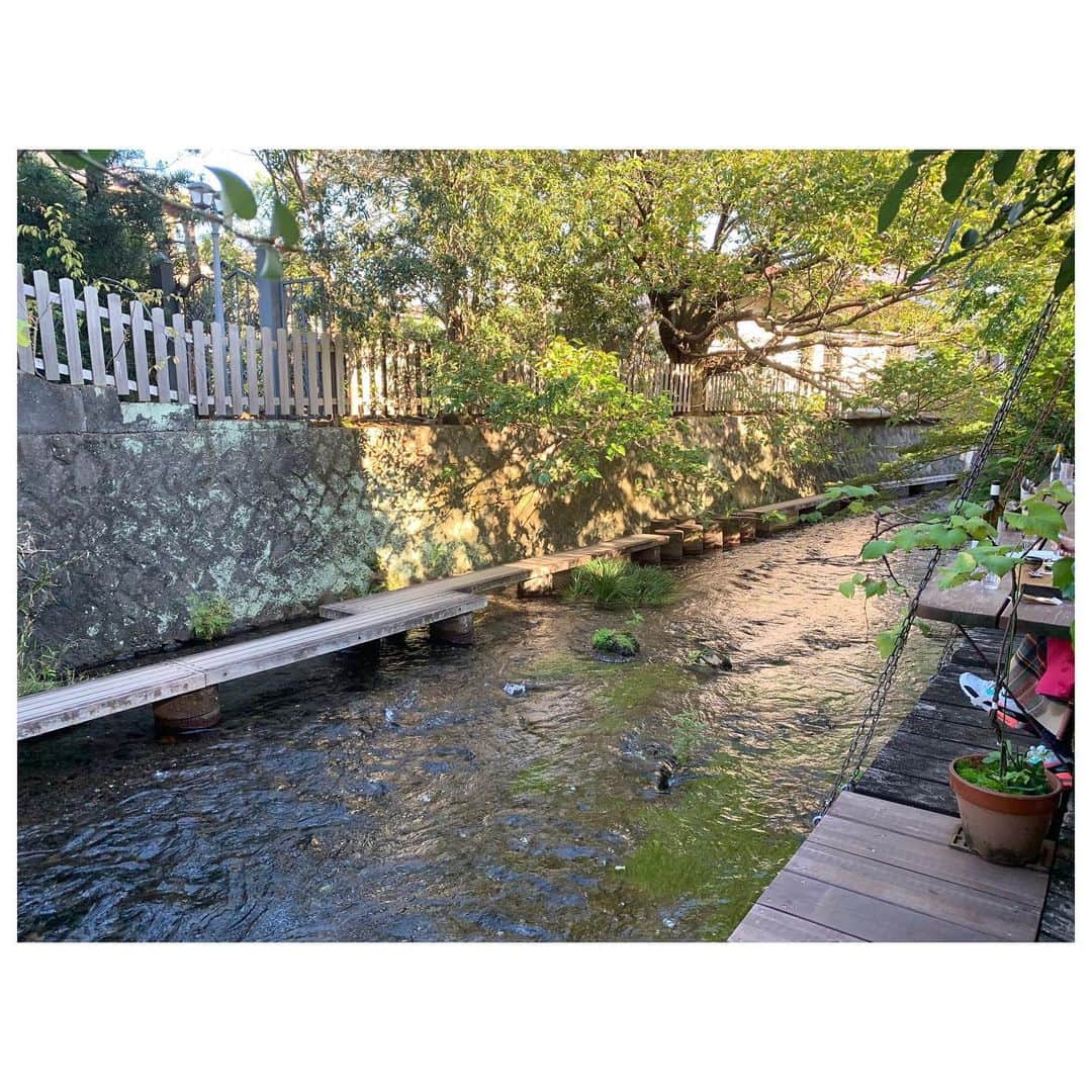 李ヒャンさんのインスタグラム写真 - (李ヒャンInstagram)「三島に素敵なカフェレストランがあると聞いていたのでポニトト旅の帰りに寄り道。 初めて行った三島。 色んな場所から富士山がすごく綺麗に見れたよ。 ラストオーダーギリギリに行ったので並ぶこともなく、テラス席にも座れました。 川沿いでロケーションが素敵な店。 地元の食材を使ったおいしいランチコースを堪能。 初めて食べるふわふわな食感のキッシュと葡萄の炭酸ジュースが気に入った🍹 また行く機会があったらパスタランチも食べてみたいです。 #yum #yummy #nicelocation #cafestagram」11月9日 17時35分 - 73hyang