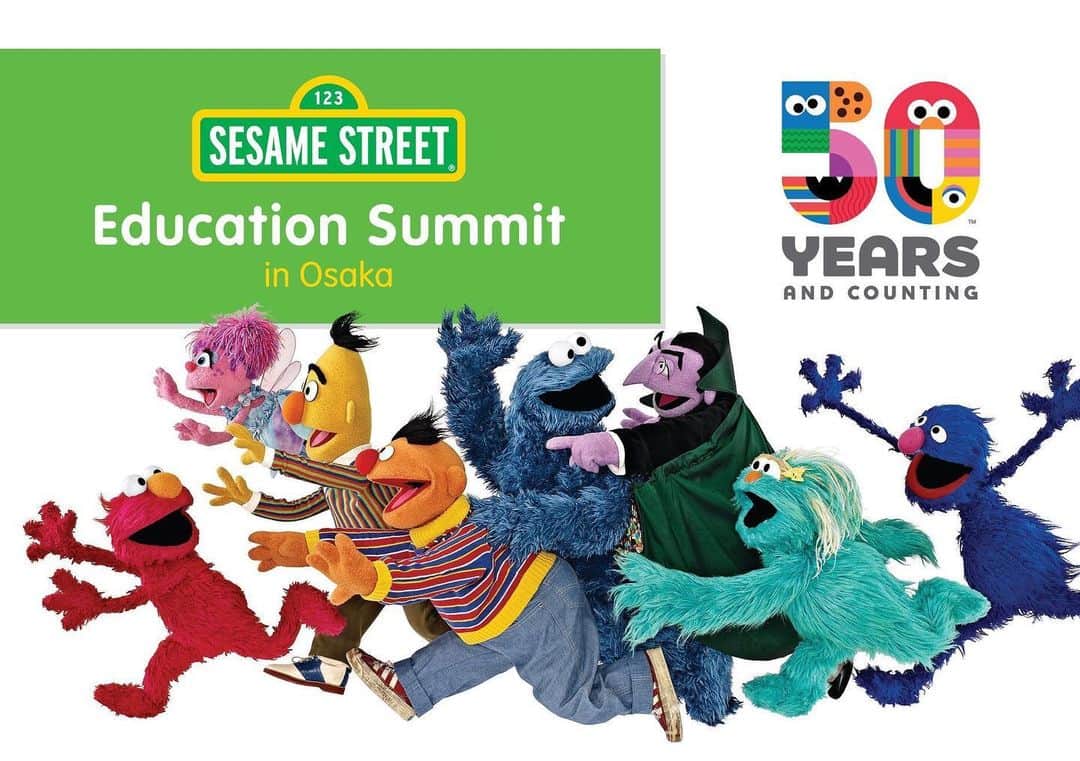 セサミストリートさんのインスタグラム写真 - (セサミストリートInstagram)「【ラジオ出演情報】11/10 (日) 15 時  FM FUJI「SUNDAY PUNCH」内『八木志芳 癒し中華はじめました』にて、セサミワークショップ日本代表 長岡学が、エルモ、ジュリアと一緒に生出演！50周年記念イベント：Sesame Street Education Summit in Osakaについてご紹介します。ぜひお聴きください。」11月9日 11時31分 - sesamestreetjapan