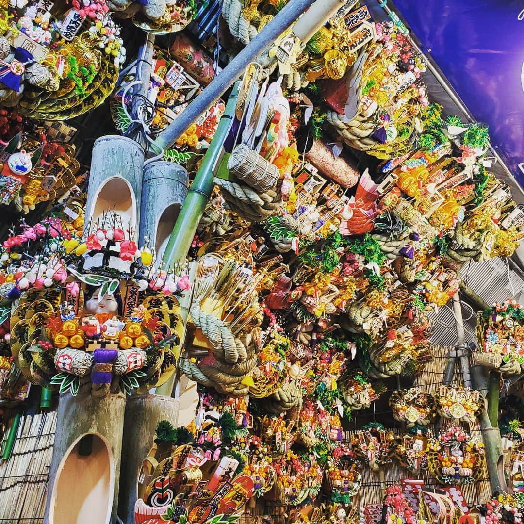 市川笑野さんのインスタグラム写真 - (市川笑野Instagram)「昨夜は酉の市へ！ 明くる年も良き年でありますように！ #酉の市 #熊手 #tokyo #japan」11月9日 13時05分 - emino.i