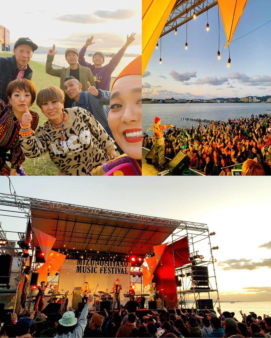 PUSHIMさんのインスタグラム写真 - (PUSHIMInstagram)「水の都音楽祭 in 島根 先週ですが、HOME GROWNそしてCHINOちゃんと一緒に、 ここ出雲の神秘的な風景を見ながら、 がっつり音を響かせてきました。 主催の方々、スタッフの皆さん、 JAM MASSIVE SOUNDに大きな感謝を！ 少し肌寒くなったこの季節の澄んだ空気の中、沢山の皆さんに迎えて頂き、心から温かい気持ちになりました。 ありがとうございました！ 次の日、コンクリートジャングルに帰る前に、古い街並みと内海の穏やかな景色を堪能して、音楽の神様が居る美保神社にメンバーと共に参拝に参りました。 これで今年のLIVEまで絶好調で乗り切るぞ‼︎ 是非またこの地で歌いたいです。  #水の都音楽祭　#島根県　#穴道湖　#美保神社　#HOMEGROWN #CHINO #PUSHIM #角ちゃん　##JAMMASSIVE  #釣りしたかった」11月9日 17時03分 - shinoyama_pushim