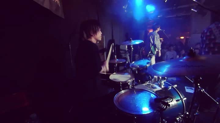 吉澤響のインスタグラム：「20191019 下北沢BASEMENT BAR 『あたりまえの空』/ セカイイチ  #セカイイチ #live #drums #drummer」